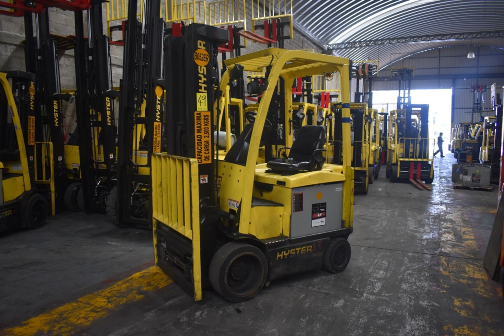 Hyster Electric Forklift, Model E50XN-27, S/N A268N20224P, Year 2016, 4750 lb Capacity