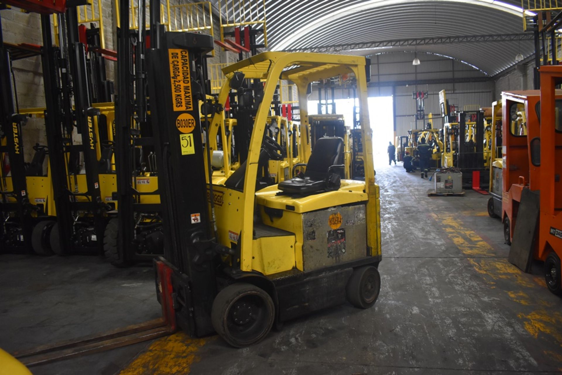 Hyster Electric Forklift, Model E50XN-27, S/N A268N20128P, Year 2016, 4750 lb Capacity - Image 2 of 44