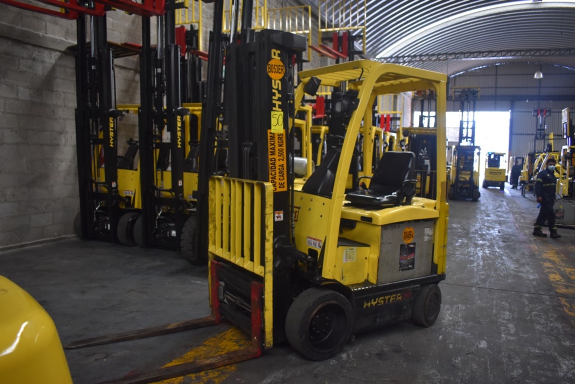 Hyster Electric Forklift, Model E50XN-27, S/N A268N20229P, Year 2016, 4750 lb Capacity - Image 3 of 43