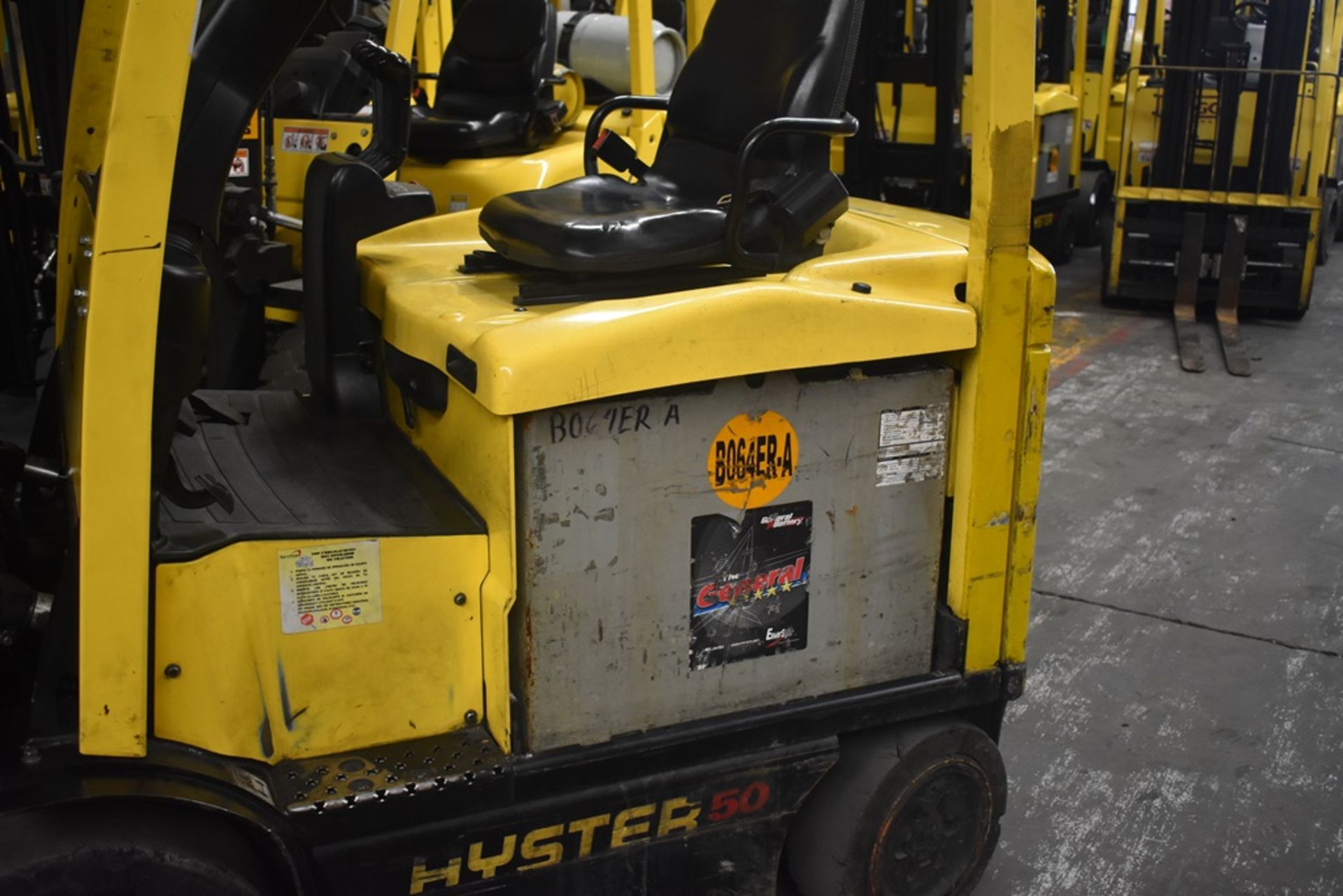Hyster Electric Forklift, Model E50XN-27, S/N A268N20229P, Year 2016, 4750 lb Capacity - Image 21 of 43