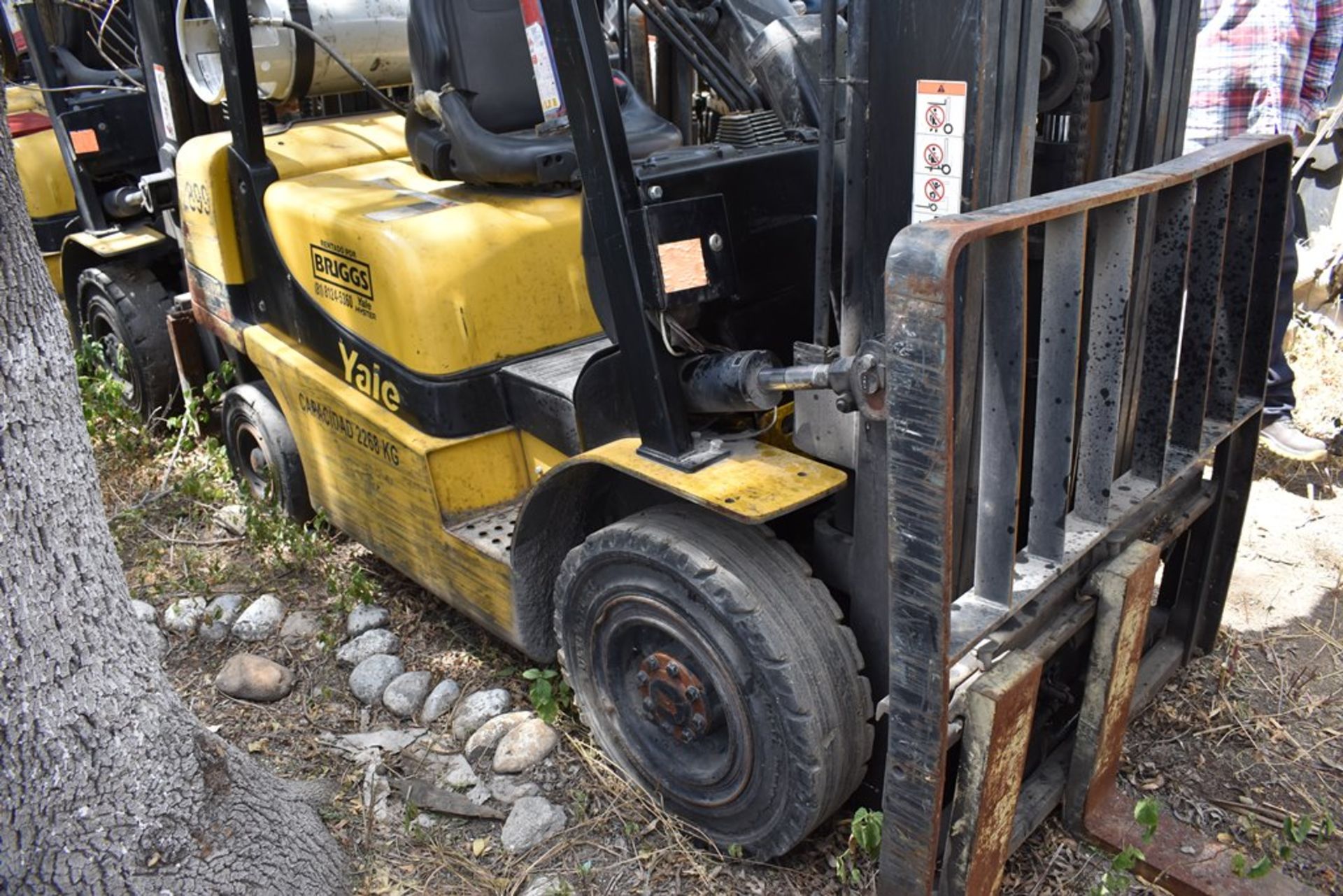 Yale Forklift, Model GTP25MX, S/N D871R02899P, 5000 lb capacity - Image 42 of 48