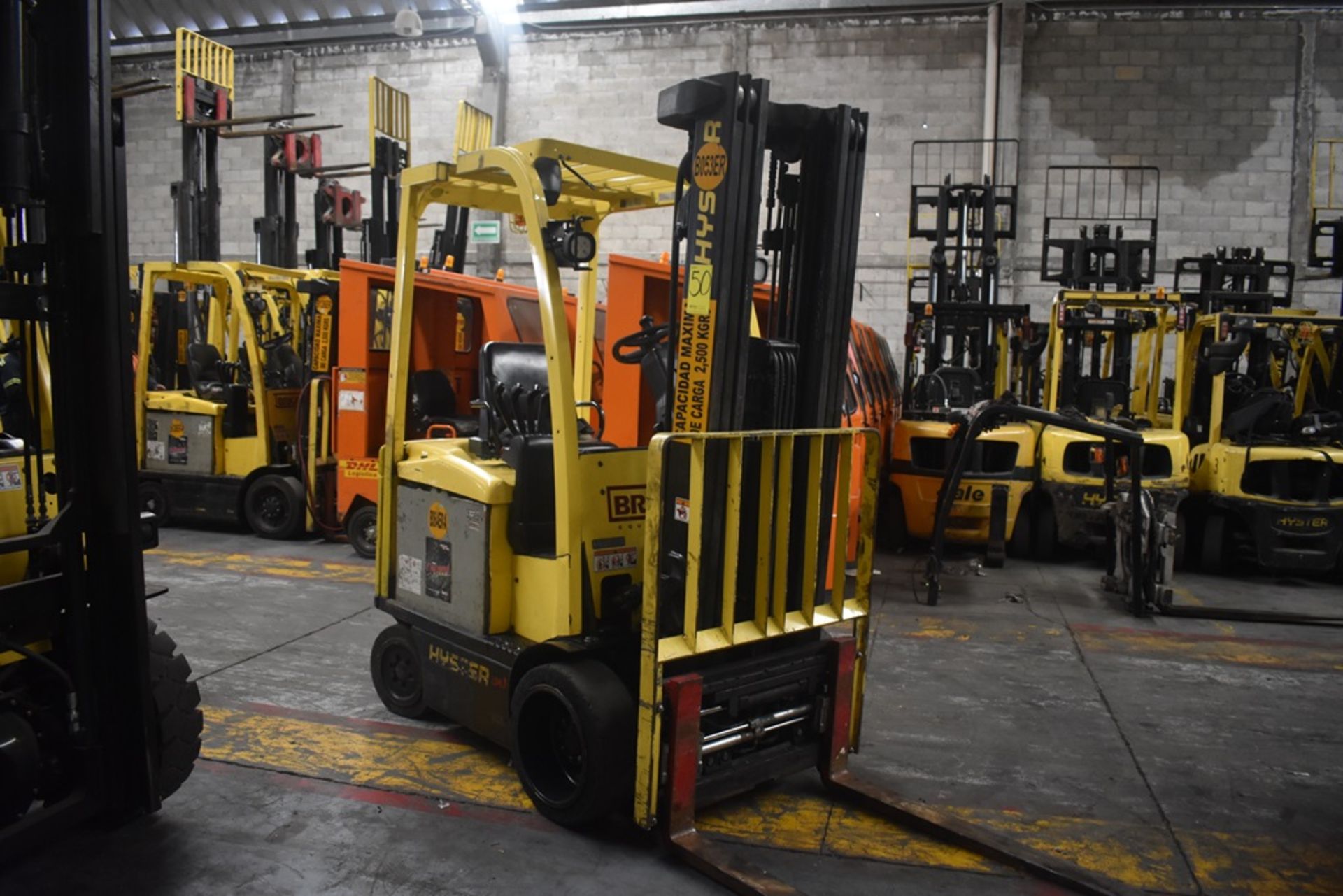 Hyster Electric Forklift, Model E50XN-27, S/N A268N20229P, Year 2016, 4750 lb Capacity - Image 14 of 43