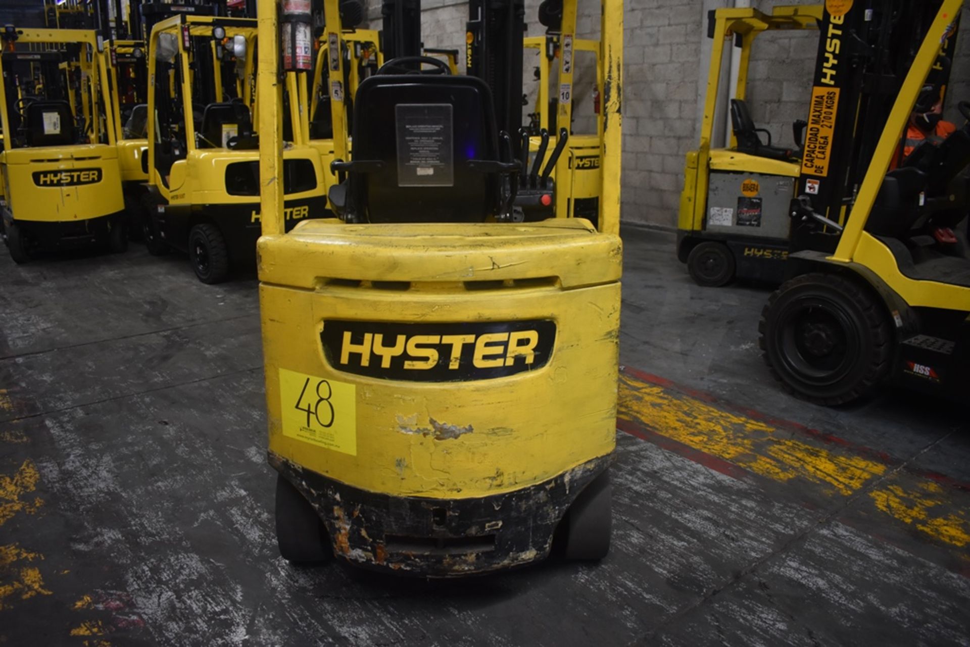 Hyster Electric Forklift, Model E50XN-27, S/N A268N20235P, Year 2016, 4750 lb Capacity - Image 21 of 38