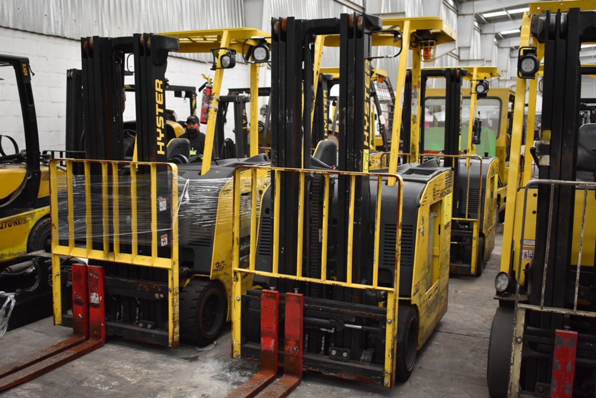 Hyster Electric Forklift, Model E30HSD3-18, S/N C219N01659N, 2850 lb Capacity