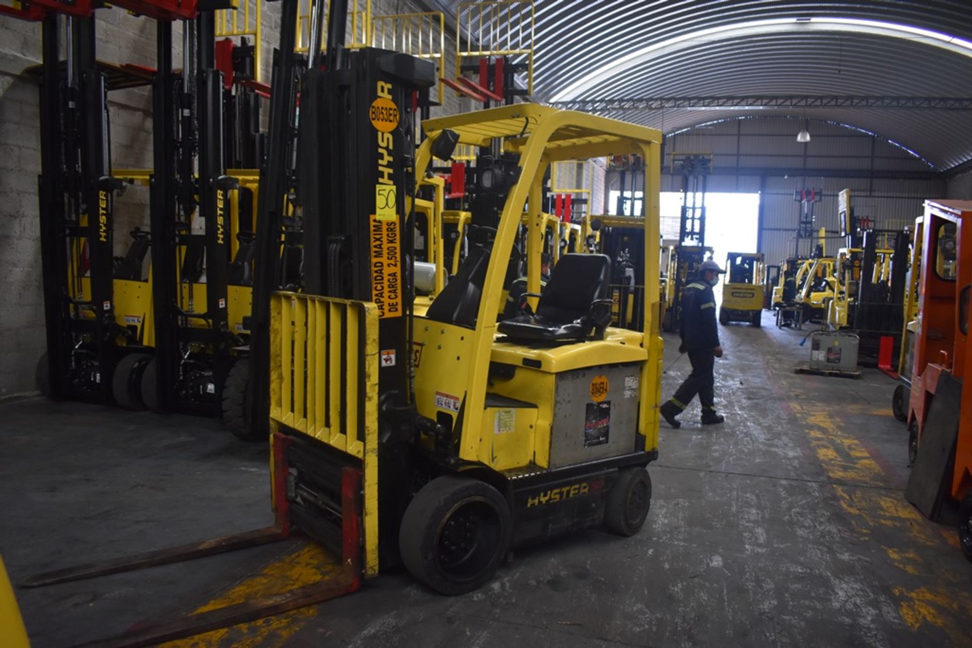 Hyster Electric Forklift, Model E50XN-27, S/N A268N20229P, Year 2016, 4750 lb Capacity - Image 2 of 43