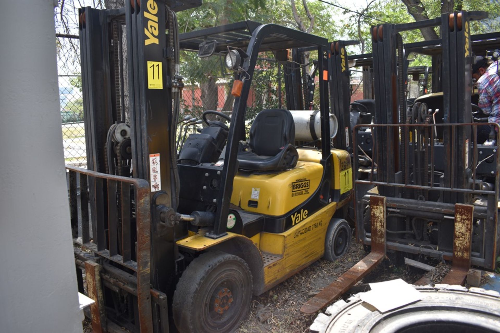 Yale Forklift, Model GTP25MX, S/N D871R02899P, 5000 lb capacity