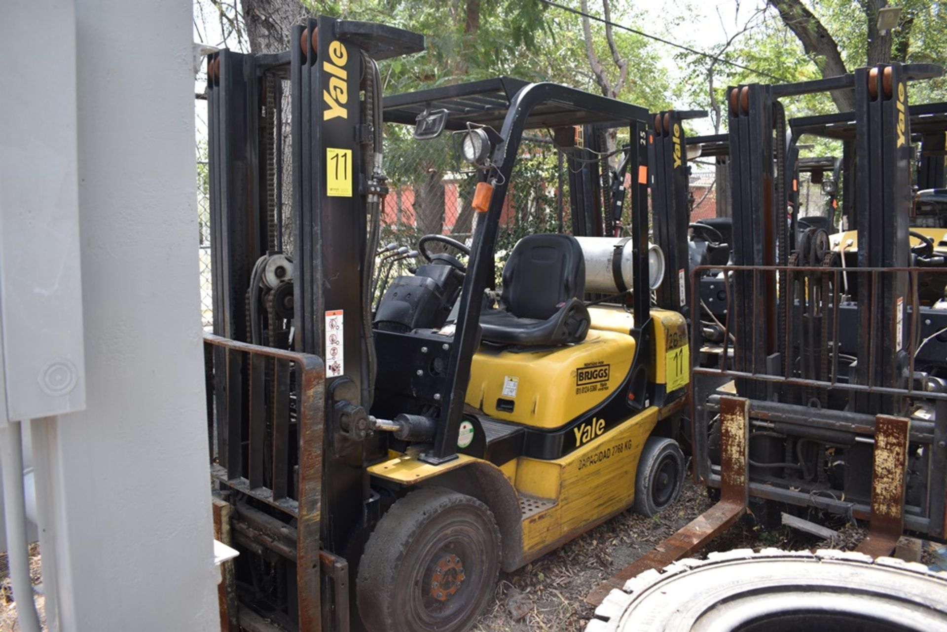 Yale Forklift, Model GTP25MX, S/N D871R02899P, 5000 lb capacity - Image 3 of 48