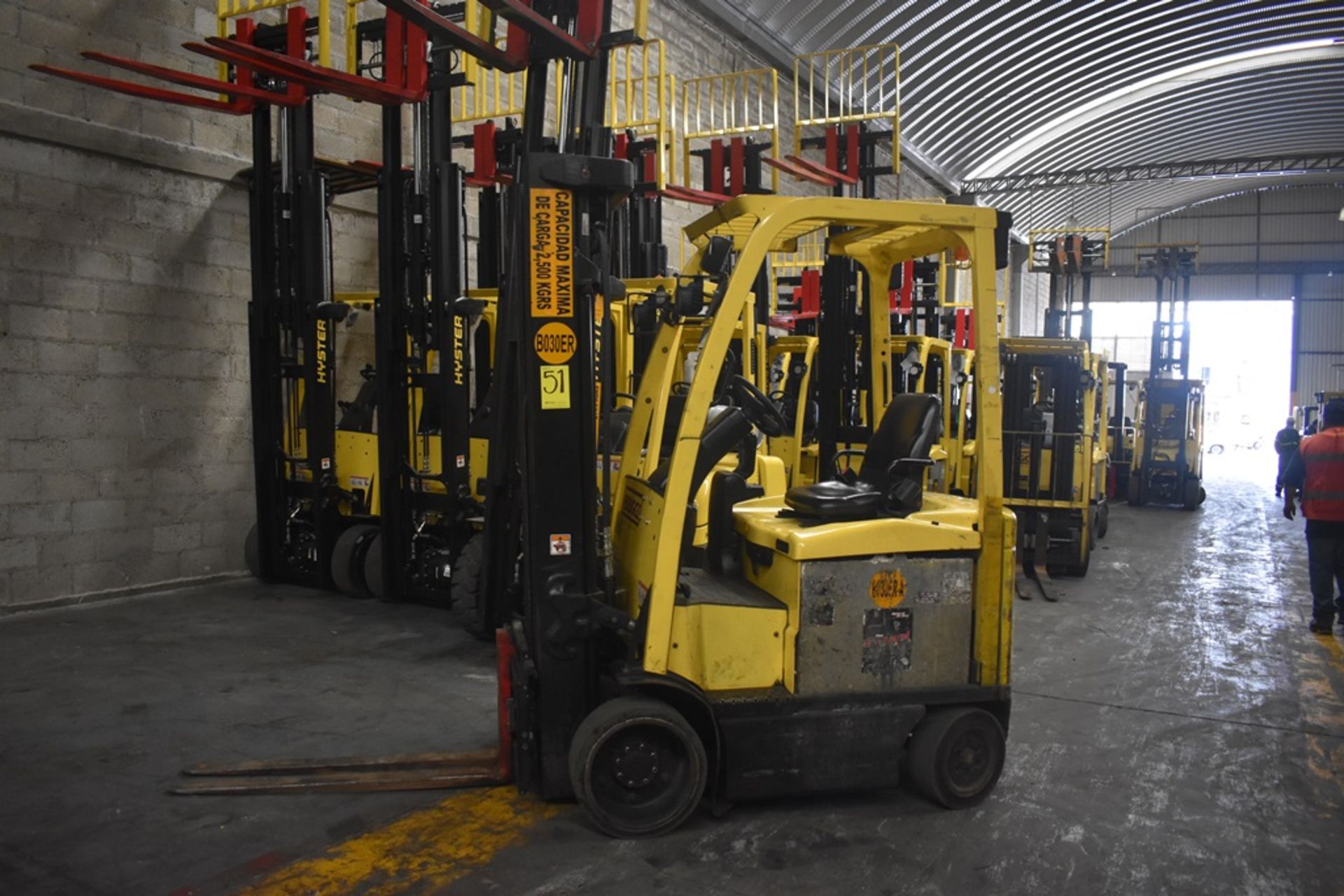 Hyster Electric Forklift, Model E50XN-27, S/N A268N20128P, Year 2016, 4750 lb Capacity - Image 15 of 44