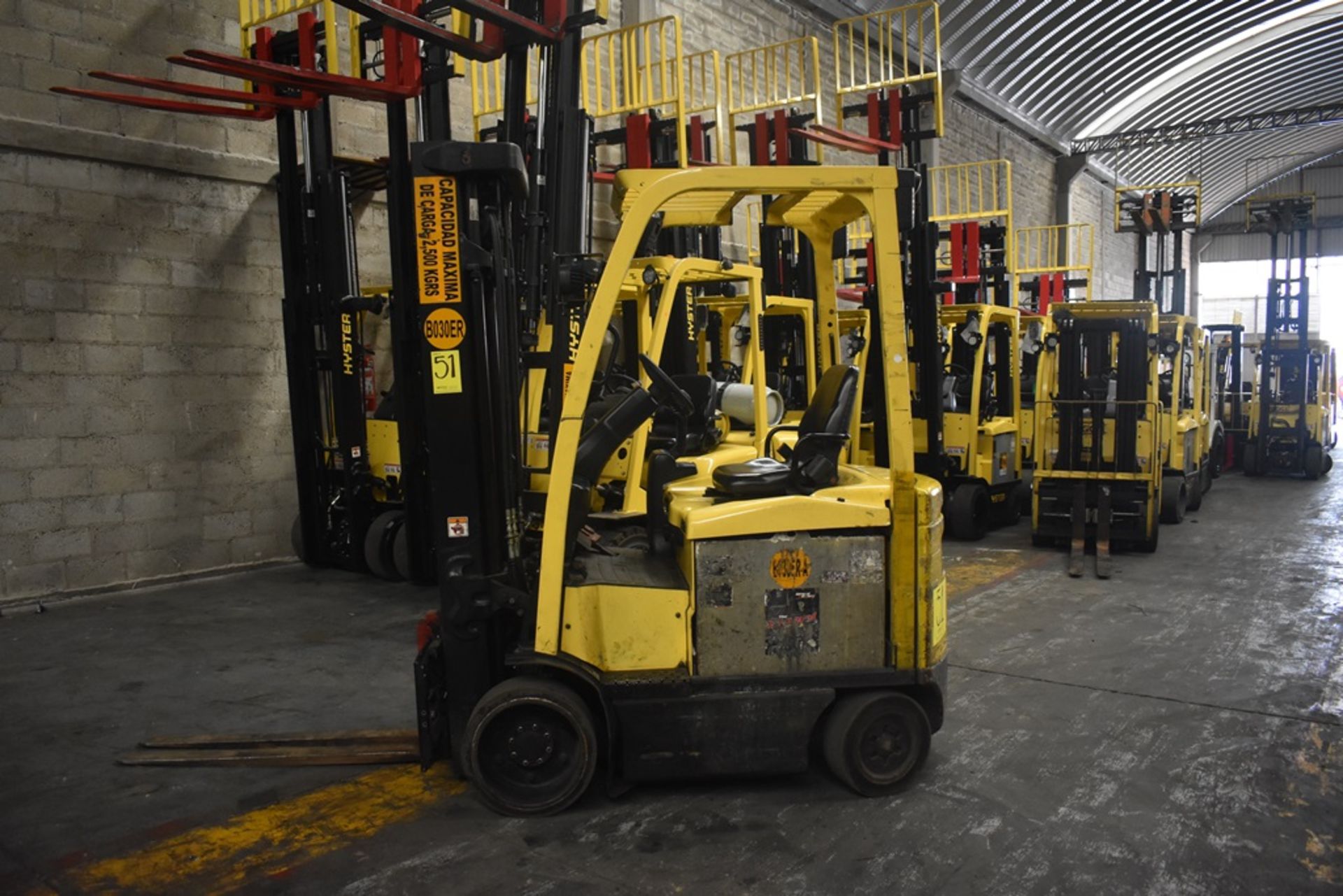 Hyster Electric Forklift, Model E50XN-27, S/N A268N20128P, Year 2016, 4750 lb Capacity - Image 5 of 44