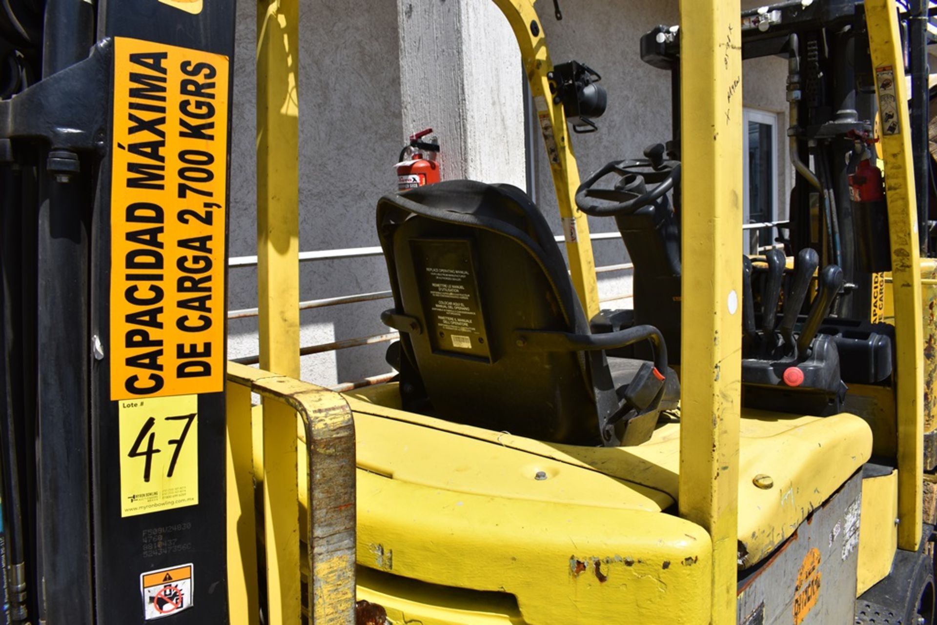 Hyster Electric Forklift, Model E50XN-27, 4750 lb capacity - Image 17 of 23