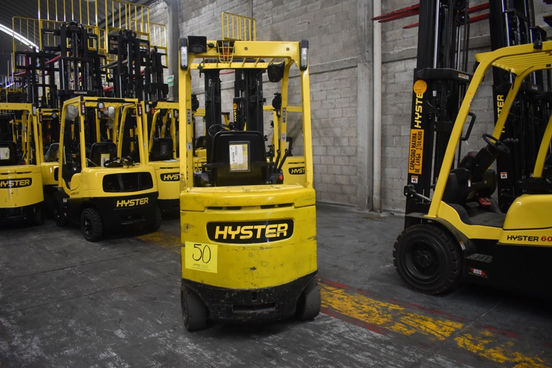 Hyster Electric Forklift, Model E50XN-27, S/N A268N20229P, Year 2016, 4750 lb Capacity - Image 8 of 43