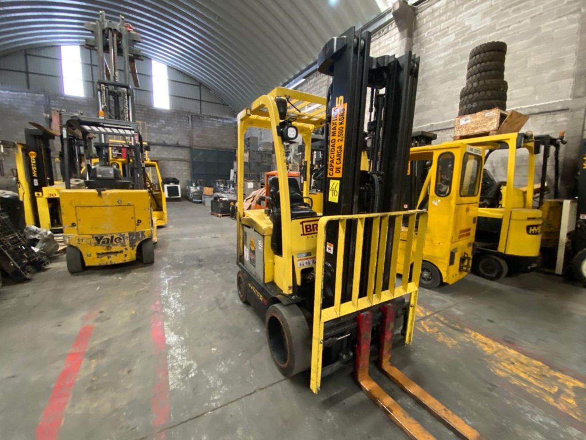 Hyster Electric Forklift, Model E50XN-27, S/N A268N20204P, Year 2016, 4750 lb Capacity, - Image 10 of 33