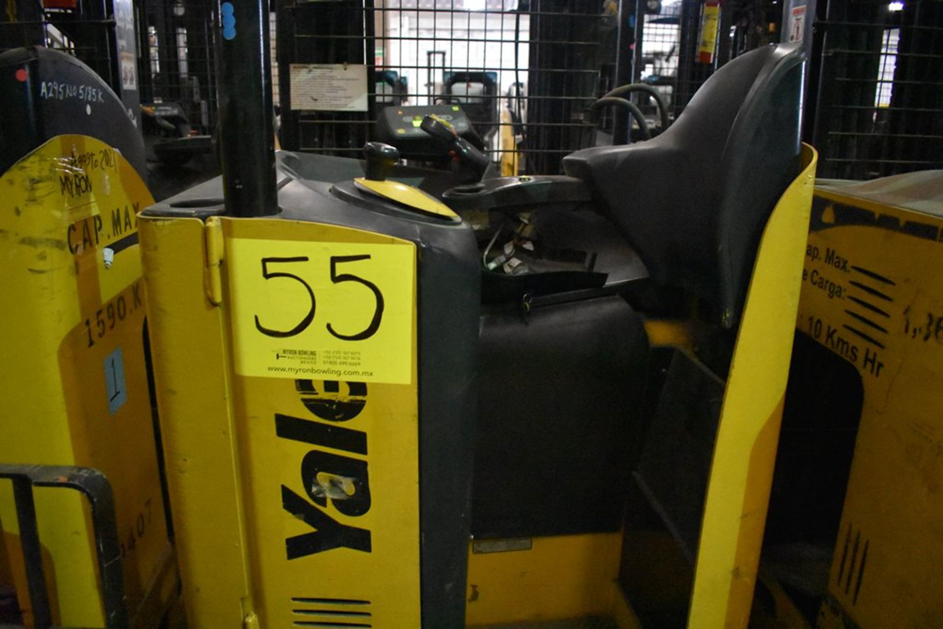 Yale Electric Forklift, Model NDR030EANS36TE095, S/N D815N03110K, Year 2012, 3000 lb - Image 12 of 29