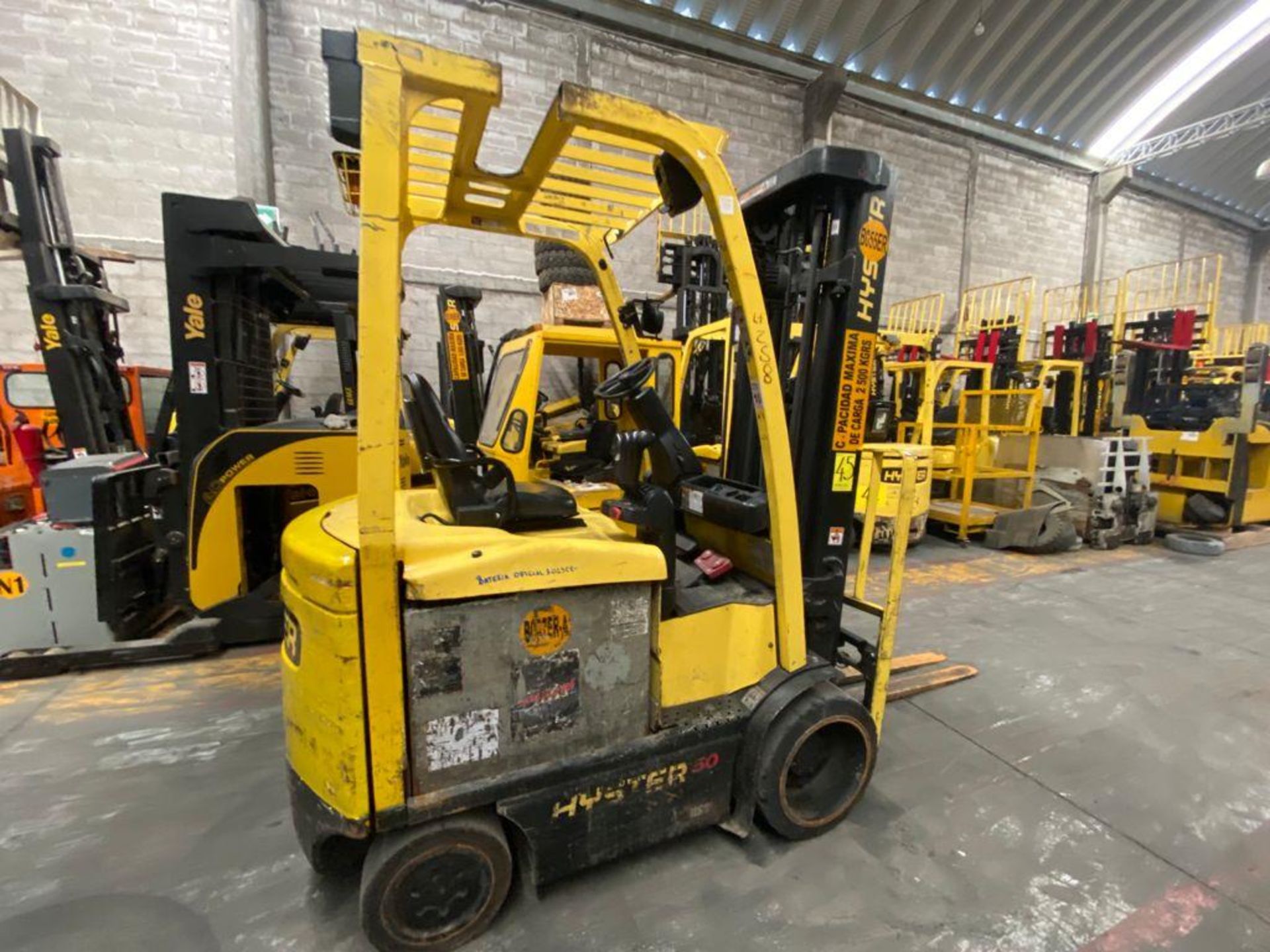 Hyster Electric Forklift, Model E50XN-27, S/N A268N20237P, Year 2016, 4750 lb Capacity - Image 9 of 40