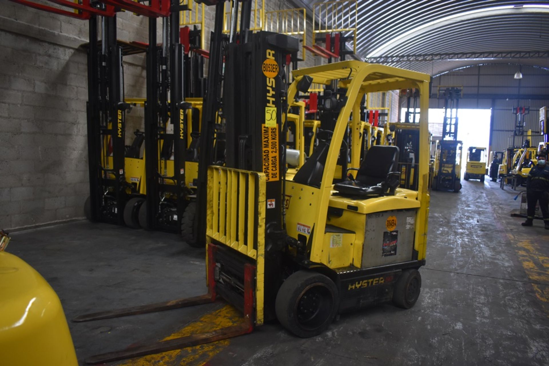 Hyster Electric Forklift, Model E50XN-27, S/N A268N20229P, Year 2016, 4750 lb Capacity - Image 4 of 43