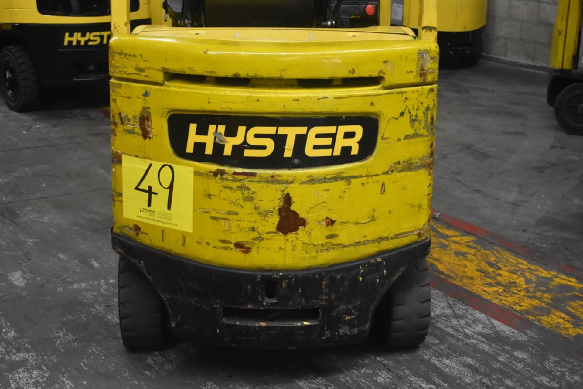 Hyster Electric Forklift, Model E50XN-27, S/N A268N20224P, Year 2016, 4750 lb Capacity - Image 7 of 14