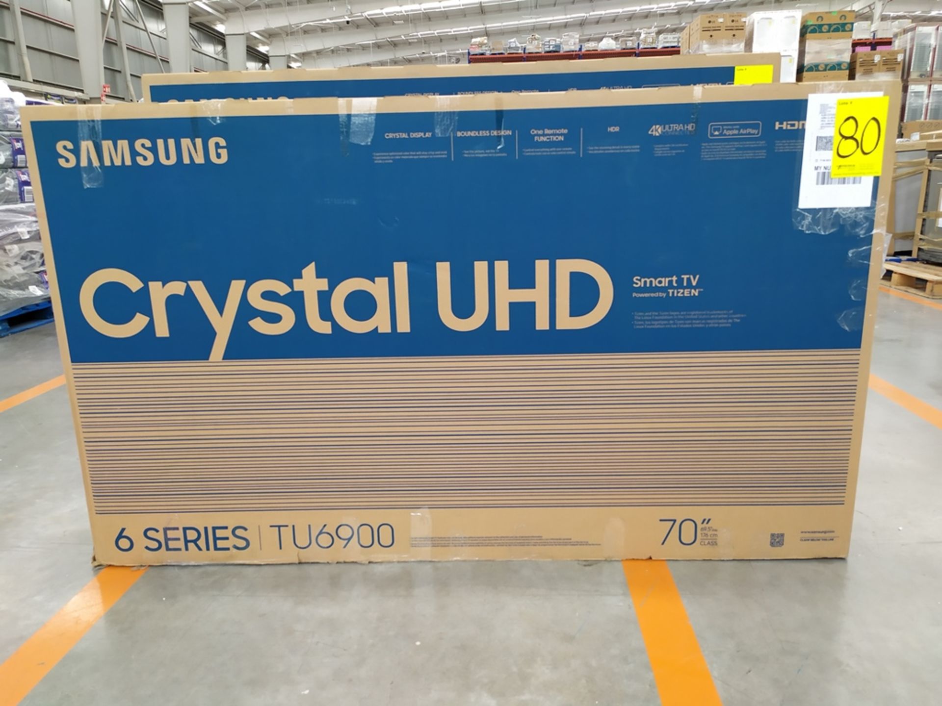 Pantalla Smart TV Marca Samsung De 70" 6 Series Modelo TU6900 No De Serie 0AWE3CDR300018 - Image 2 of 9