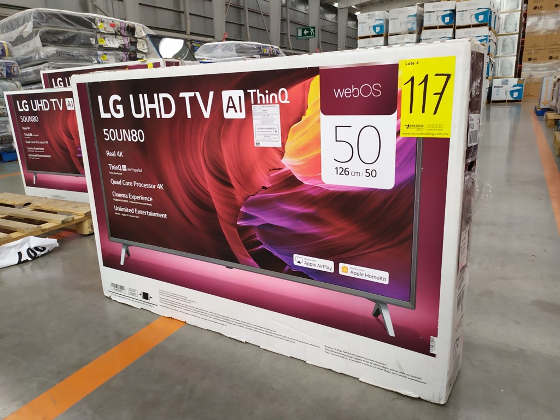 Pantalla Smart TV Marca LG De 50" UHD TV Modelo 50UN80 No De Serie 104MXJX3X812 - Image 3 of 14