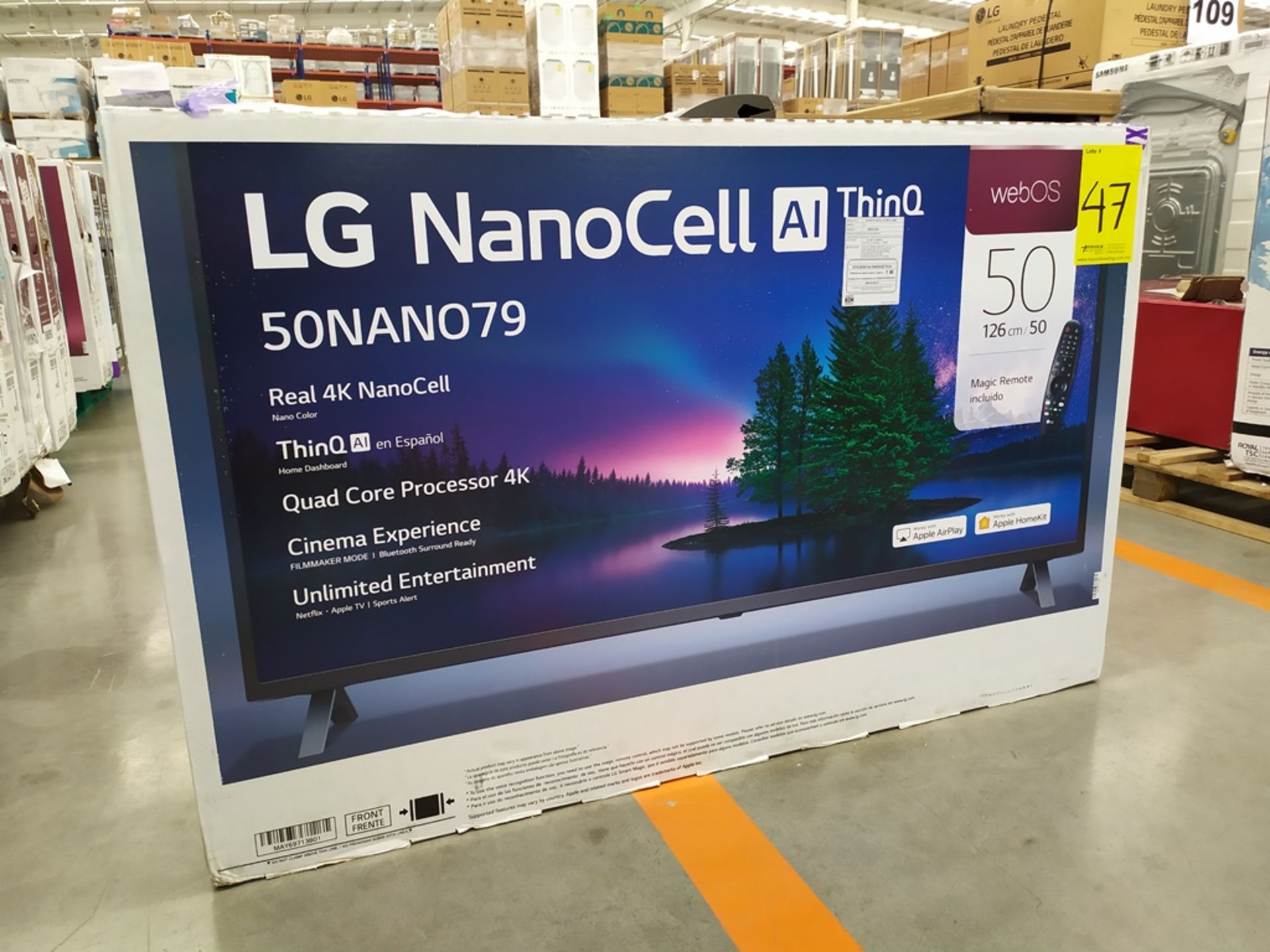 Pantalla Smart TV Marca LG De 50" Nanocell Modelo 50NAN079 No De Serie 104MXAY41208 - Image 6 of 9