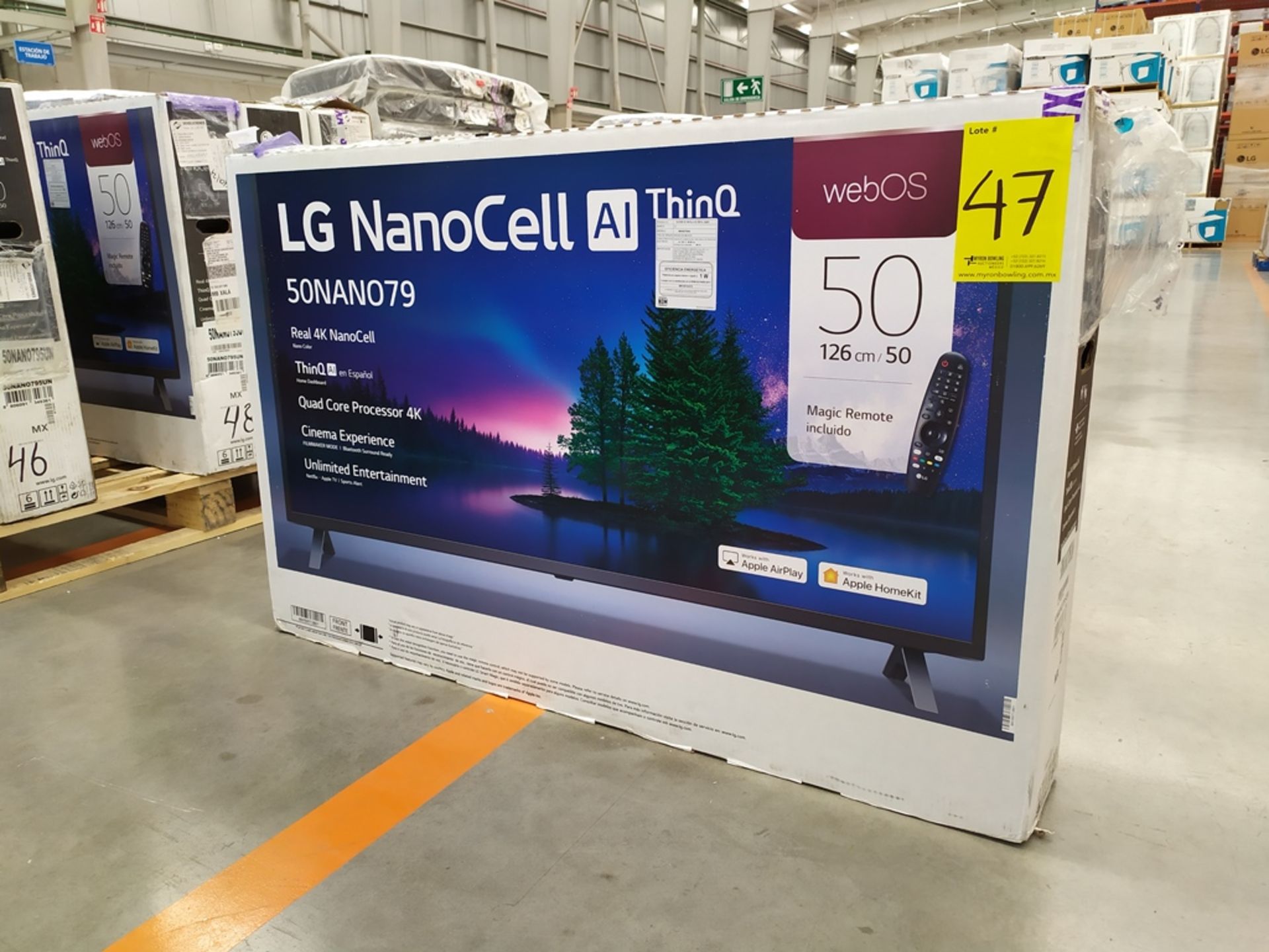 Pantalla Smart TV Marca LG De 50" Nanocell Modelo 50NAN079 No De Serie 104MXAY41208 - Image 4 of 9