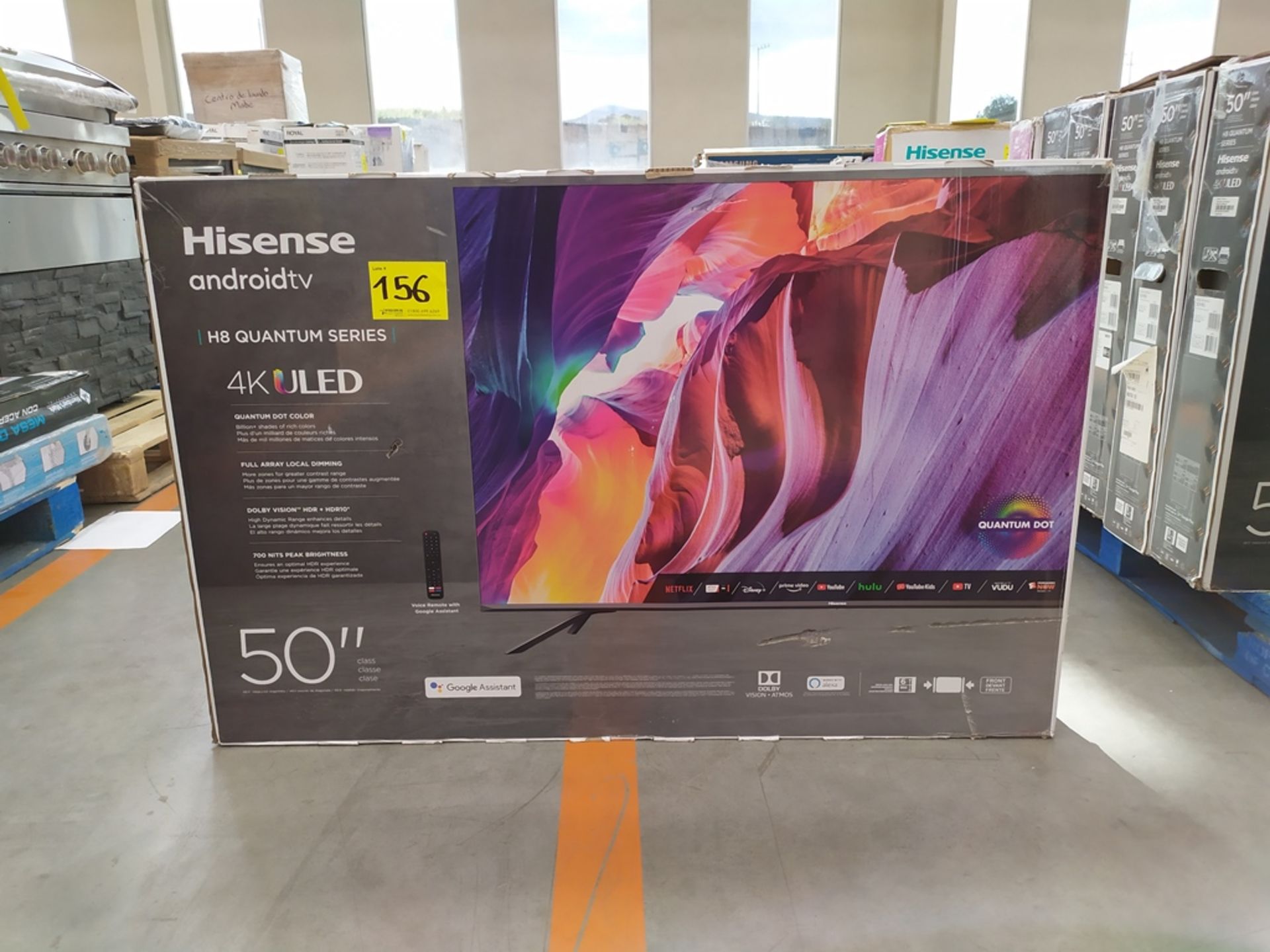 Pantalla Smart TV Marca Hisense H8 Quantum Series Modelo 50H8G No De Serie 50G20413DH00111