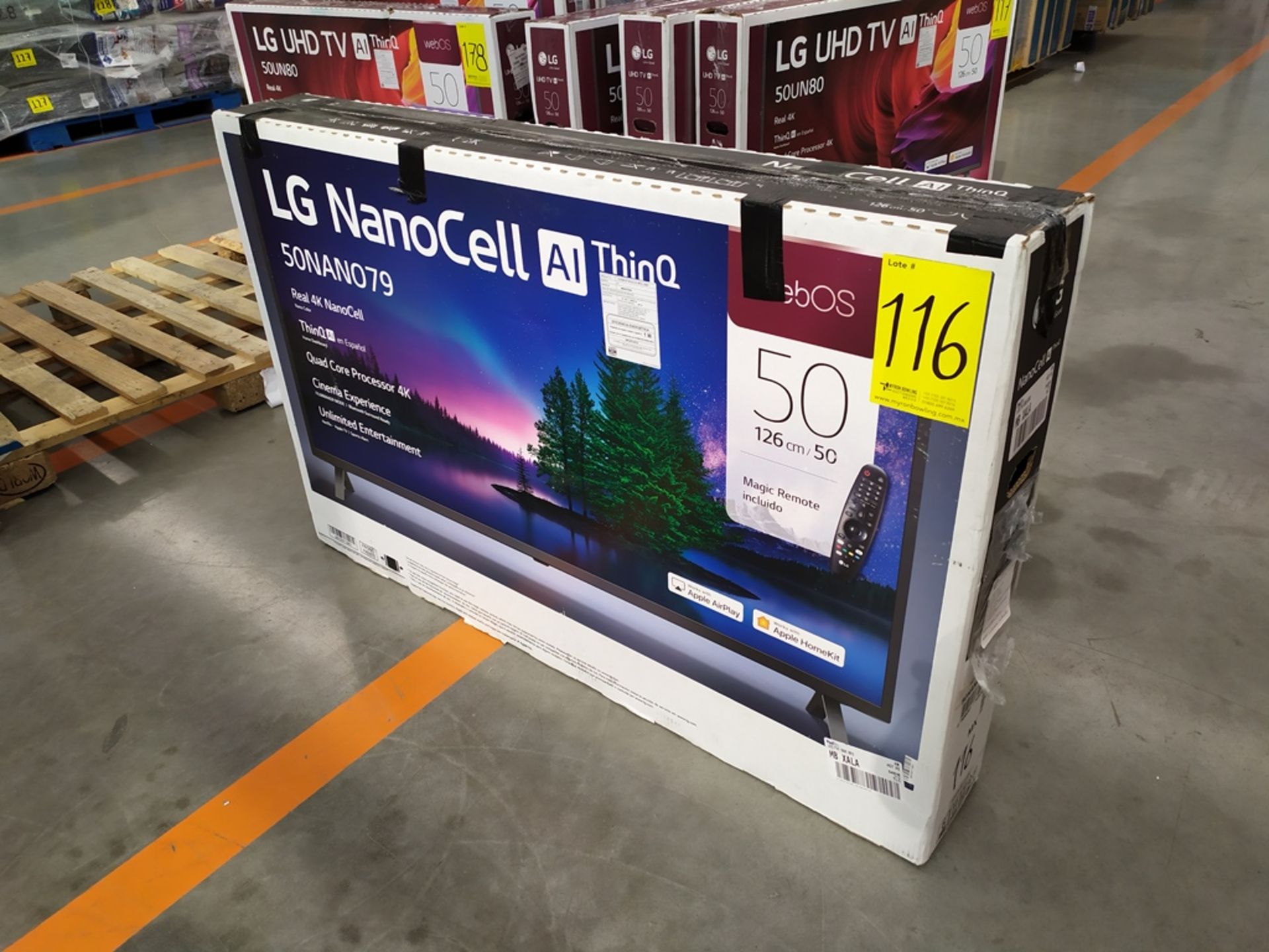 Pantalla Smart TV Marca LG De 50" Nanocell Modelo 50NAN079 No De Serie 104MXCR40787 - Image 8 of 14