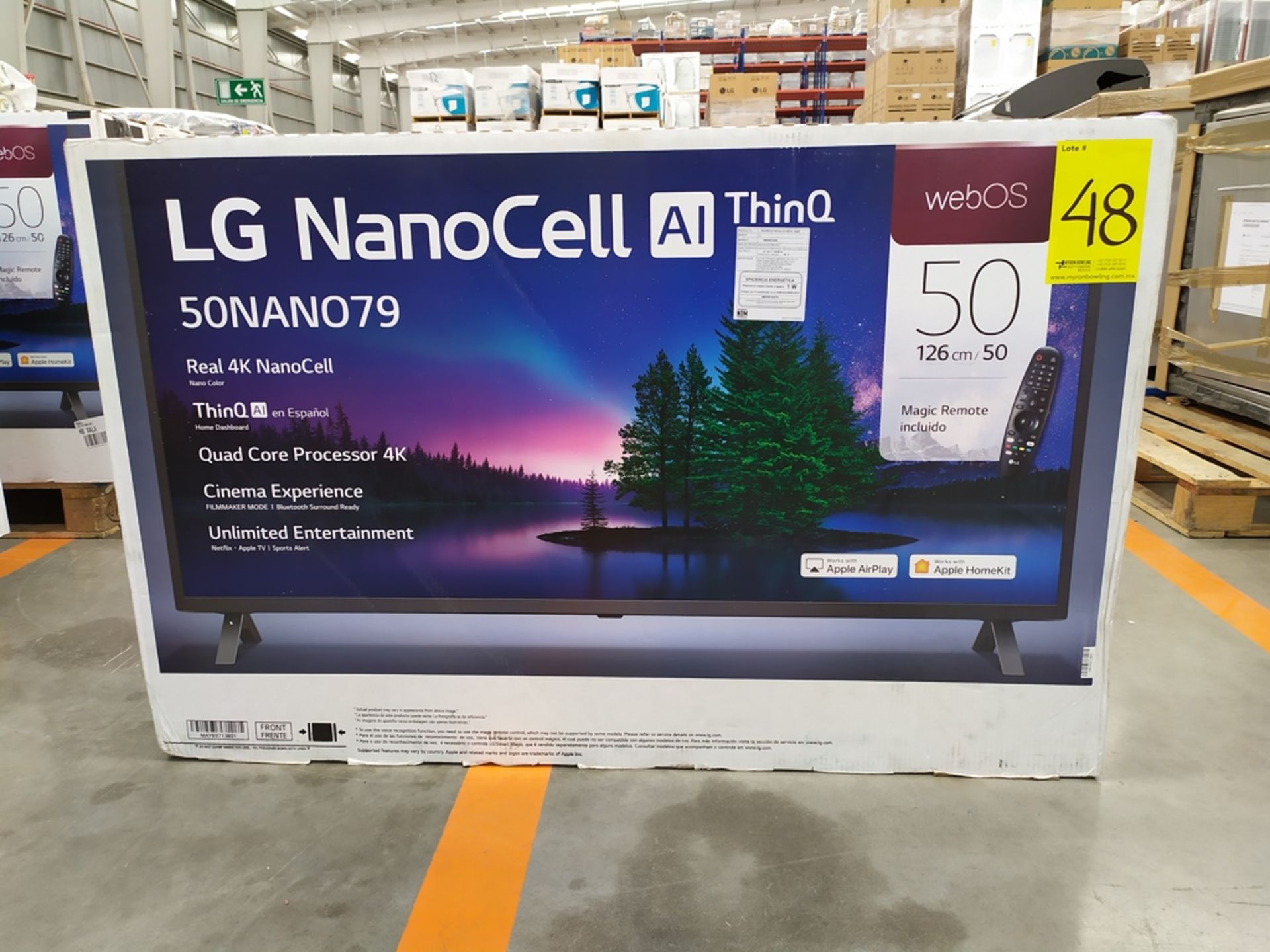 Pantalla Smart TV Marca LG De 50" Nanocell Modelo 50NAN079 No De Serie 104MXPH40256 - Image 2 of 9