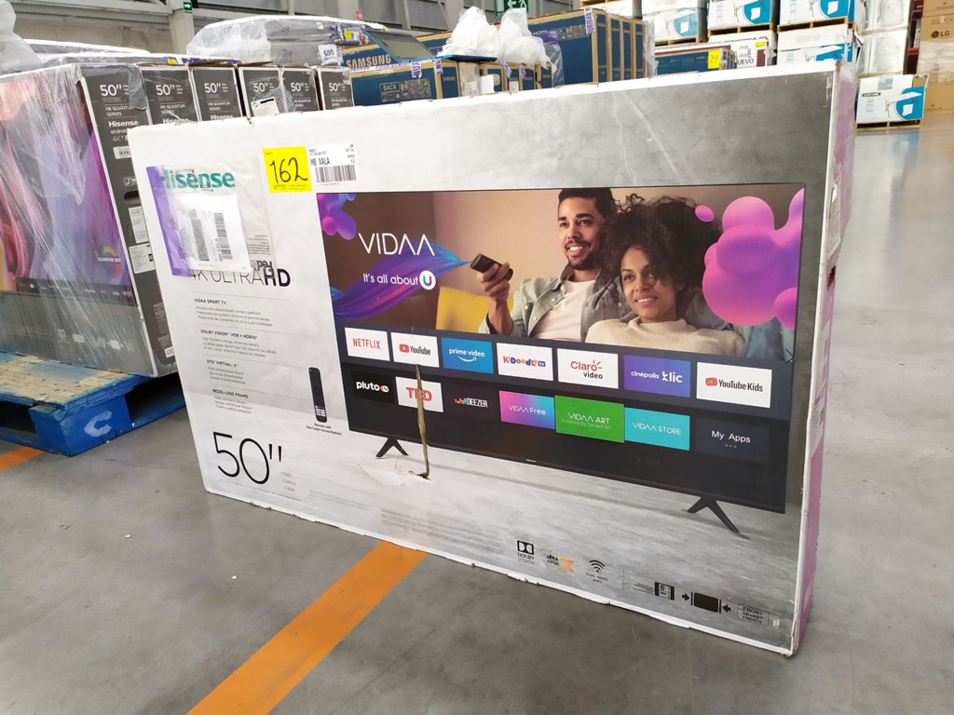 Pantalla Smart TV Marca Hisense H6 Series 4k Modelo 50H6G No De Serie 50G20320SH01521 - Image 3 of 8