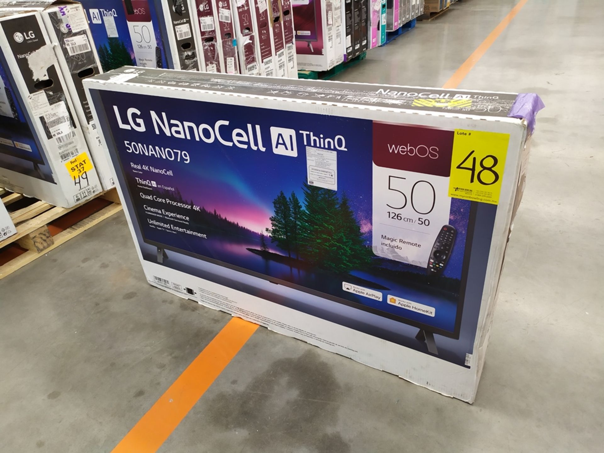 Pantalla Smart TV Marca LG De 50" Nanocell Modelo 50NAN079 No De Serie 104MXPH40256 - Image 8 of 9