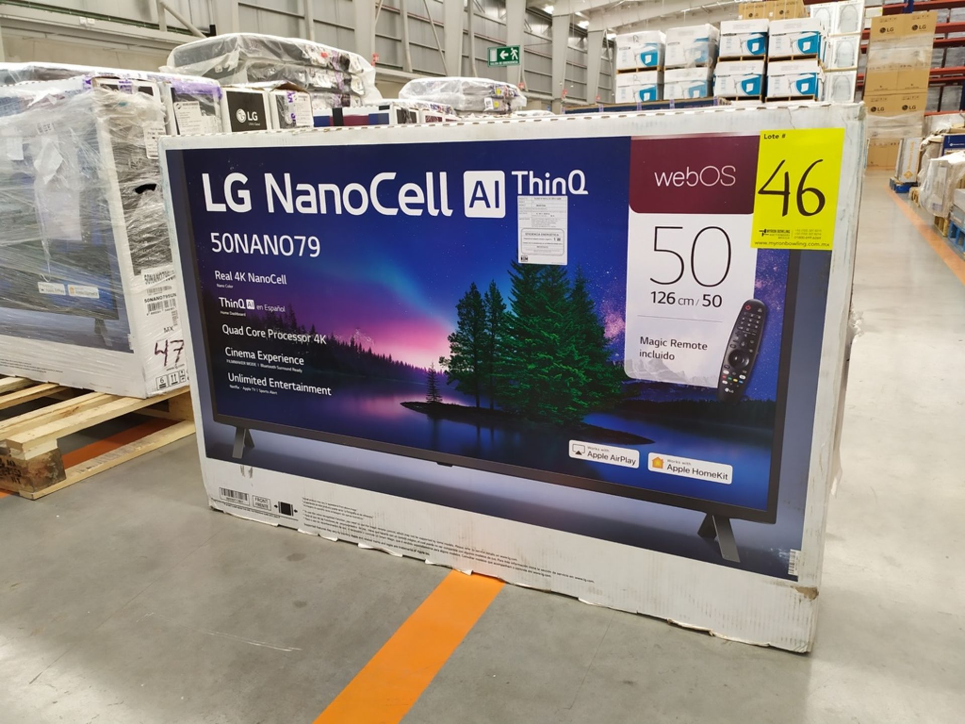 Pantalla Smart TV Marca LG De 50" Nanocell Modelo 50NAN079 No De Serie 104MXPH40424 - Image 3 of 9