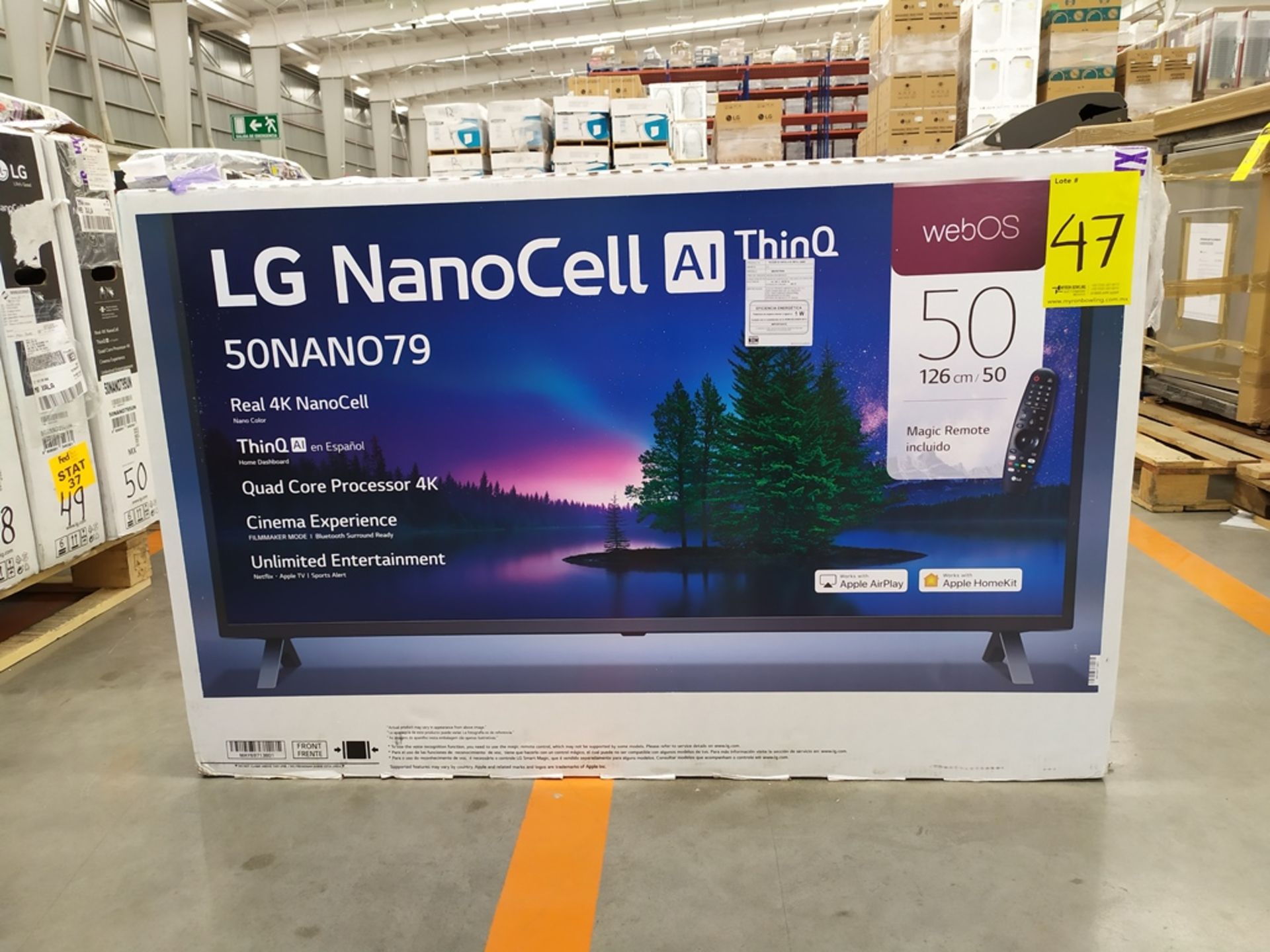 Pantalla Smart TV Marca LG De 50" Nanocell Modelo 50NAN079 No De Serie 104MXAY41208 - Image 2 of 9