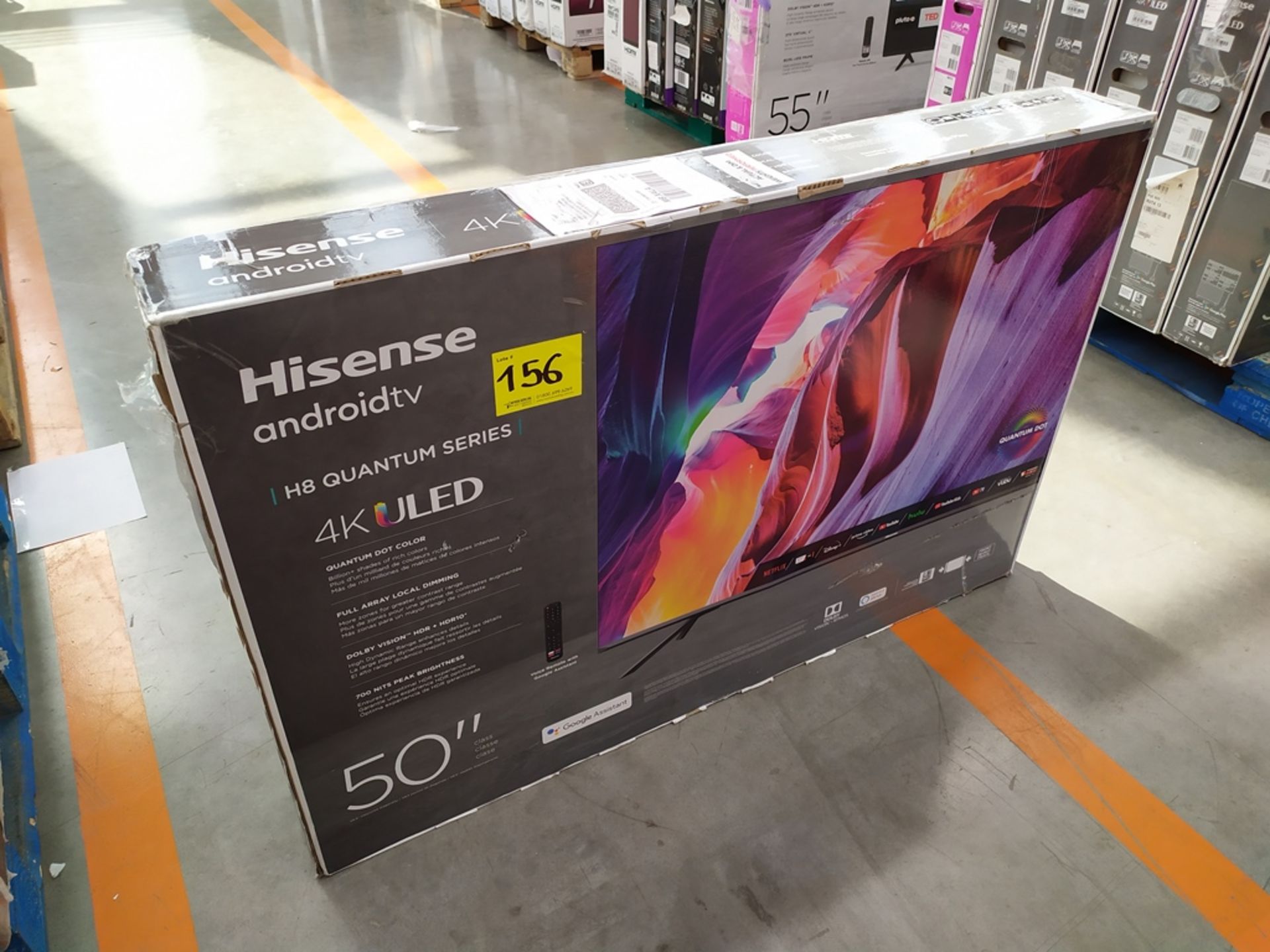 Pantalla Smart TV Marca Hisense H8 Quantum Series Modelo 50H8G No De Serie 50G20413DH00111 - Image 8 of 13