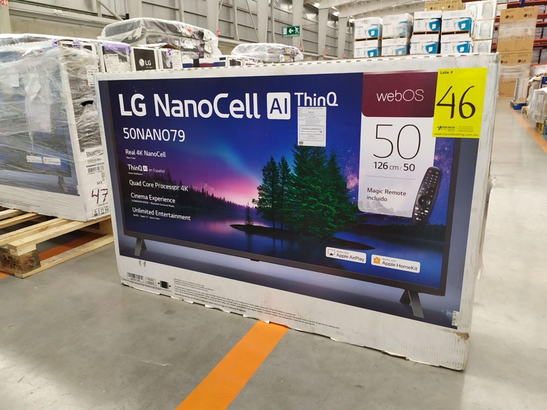 Pantalla Smart TV Marca LG De 50" Nanocell Modelo 50NAN079 No De Serie 104MXPH40424 - Image 4 of 9