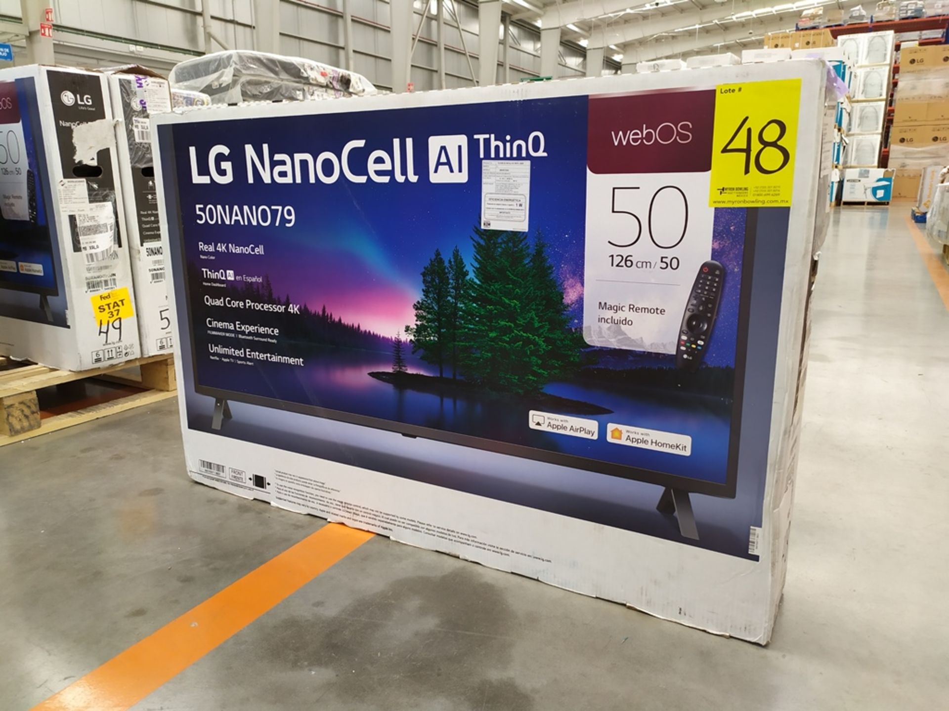 Pantalla Smart TV Marca LG De 50" Nanocell Modelo 50NAN079 No De Serie 104MXPH40256 - Image 4 of 9