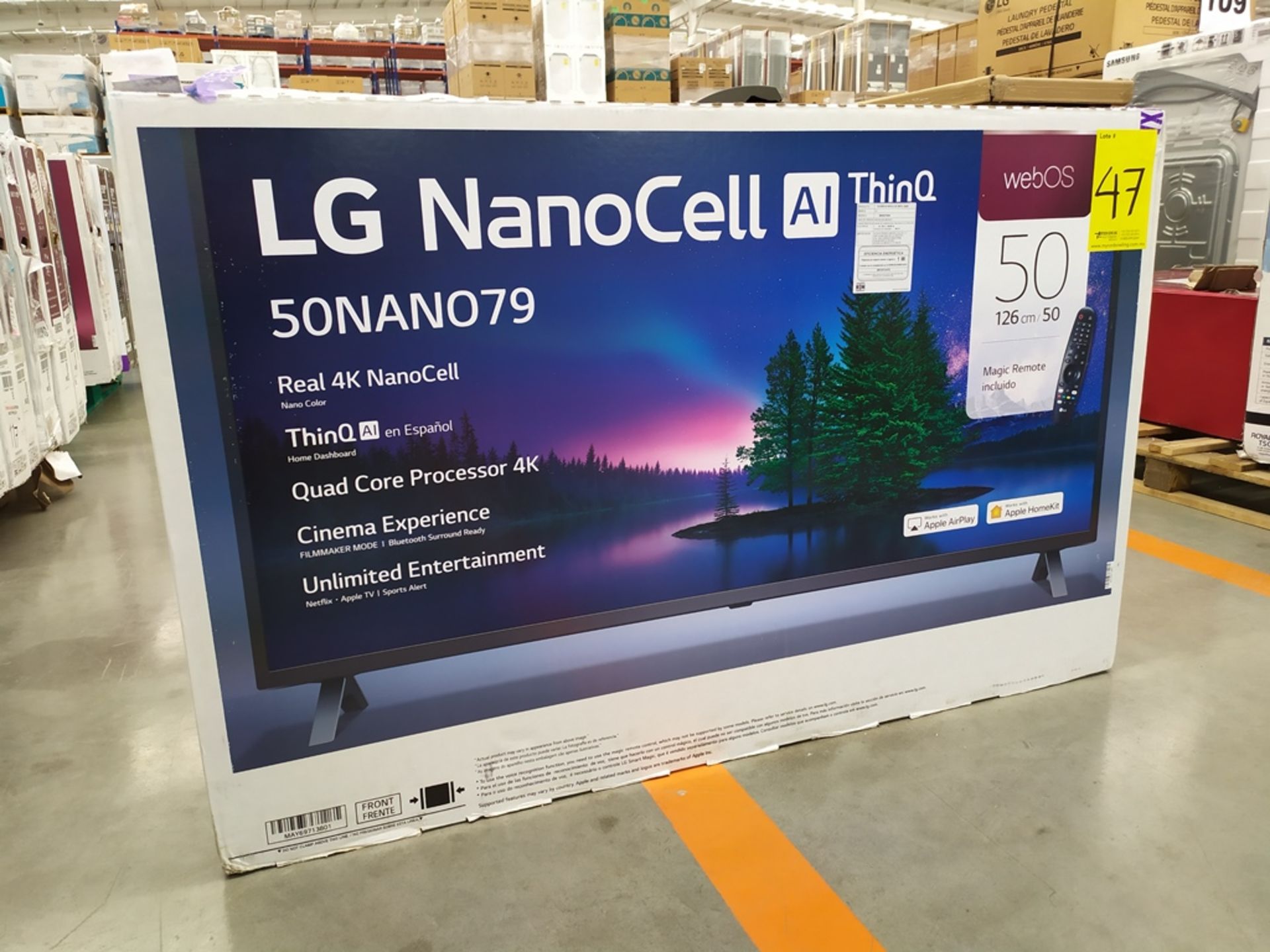 Pantalla Smart TV Marca LG De 50" Nanocell Modelo 50NAN079 No De Serie 104MXAY41208 - Image 5 of 9