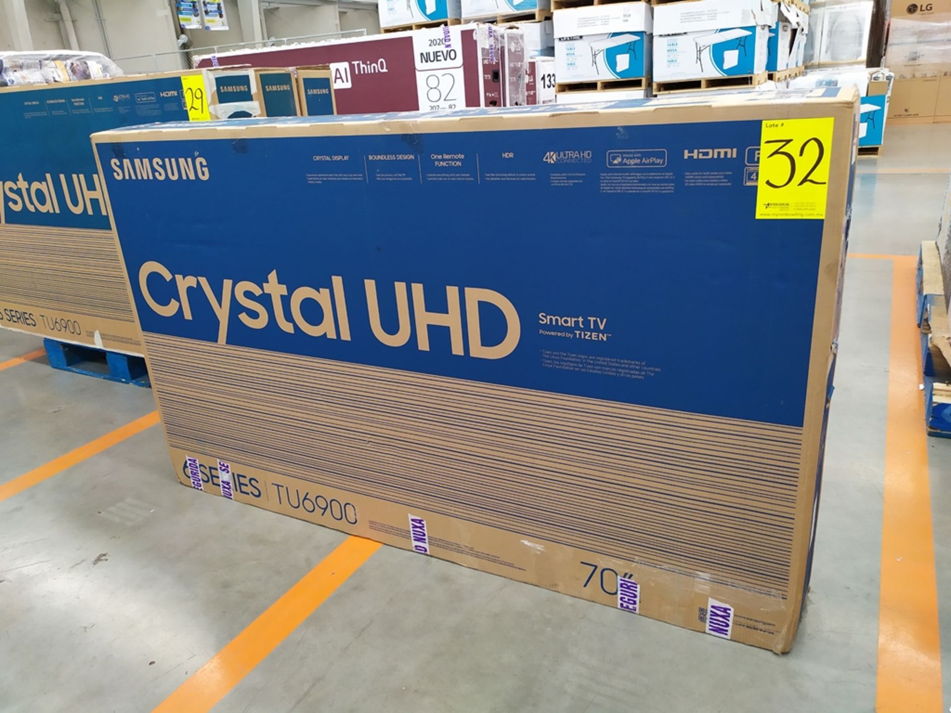 Pantalla Smart TV Marca Samsung De 70" 6 Series Modelo TU6900 No De Serie 0AWE3CDR302143 - Image 3 of 13