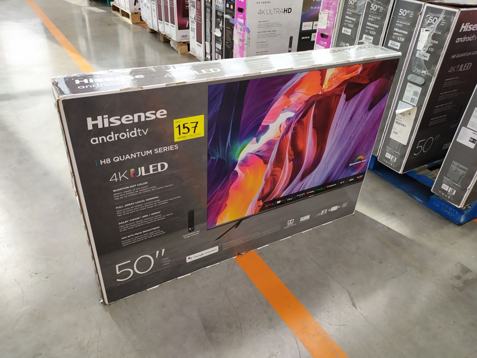 Pantalla Smart TV Marca Hisense H8 Quantum Series Modelo 50H8G No De Serie 50G20272XH00070 - Image 8 of 13