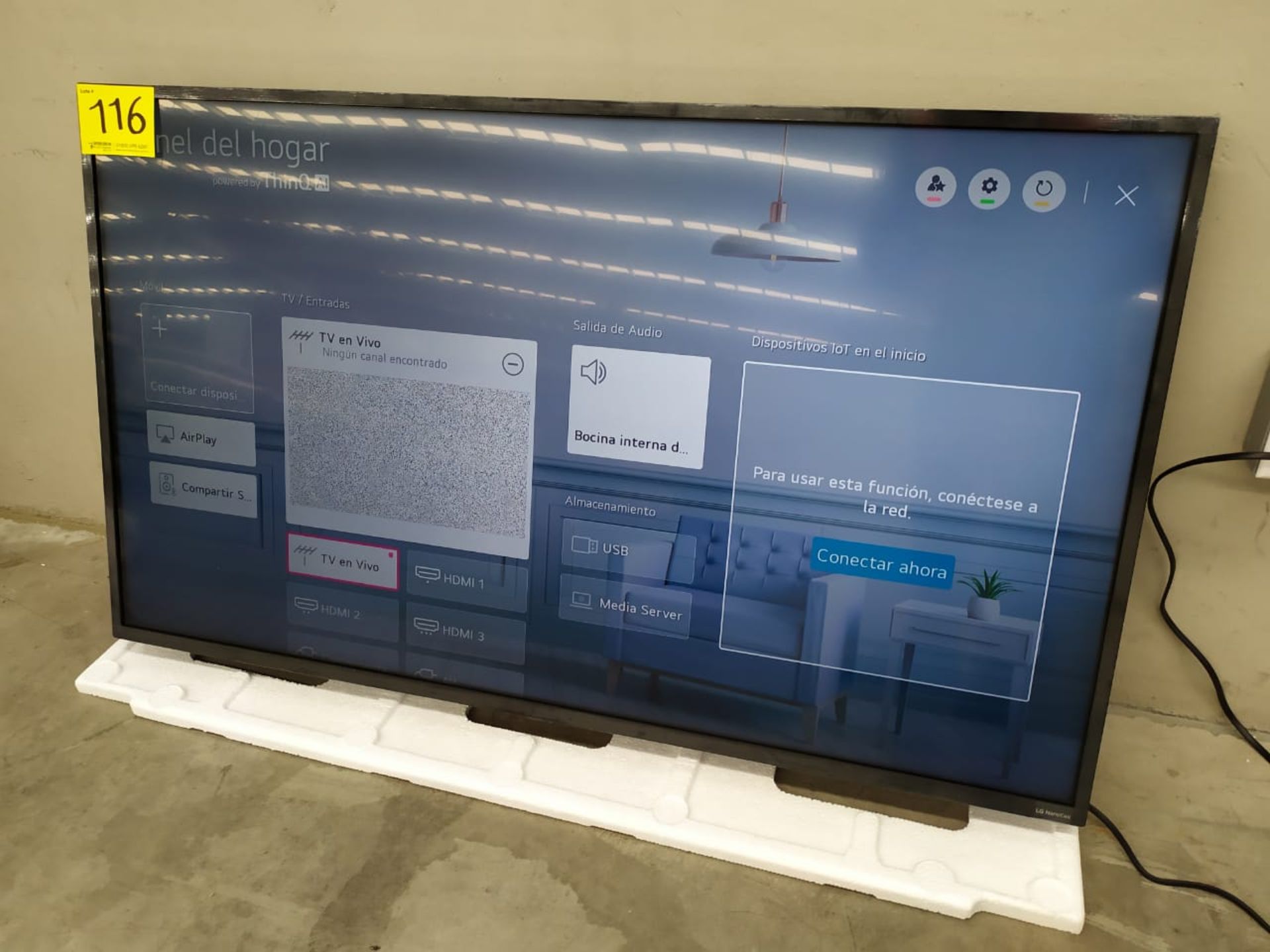 Pantalla Smart TV Marca LG De 50" Nanocell Modelo 50NAN079 No De Serie 104MXCR40787 - Image 12 of 14