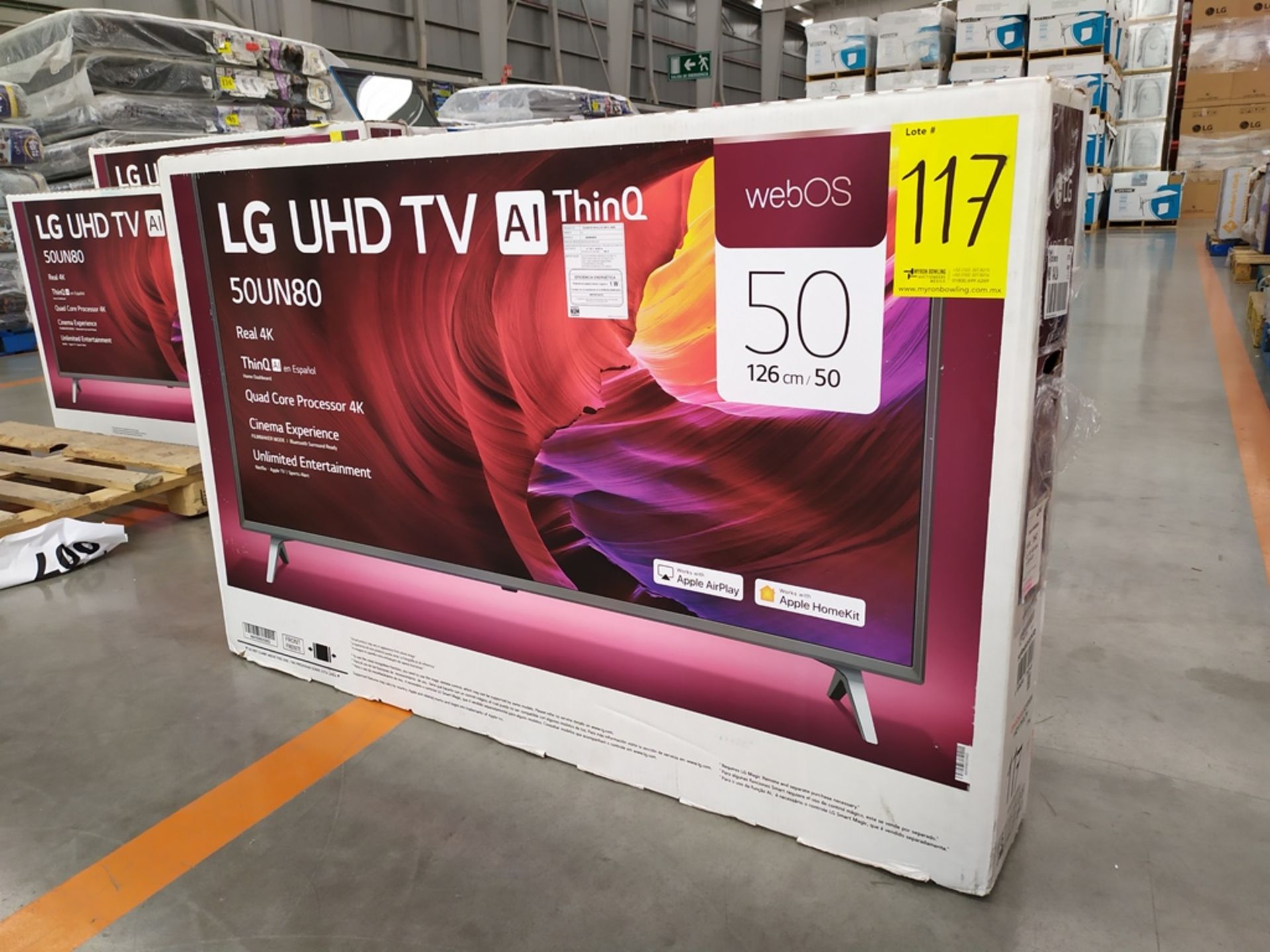 Pantalla Smart TV Marca LG De 50" UHD TV Modelo 50UN80 No De Serie 104MXJX3X812 - Image 4 of 14