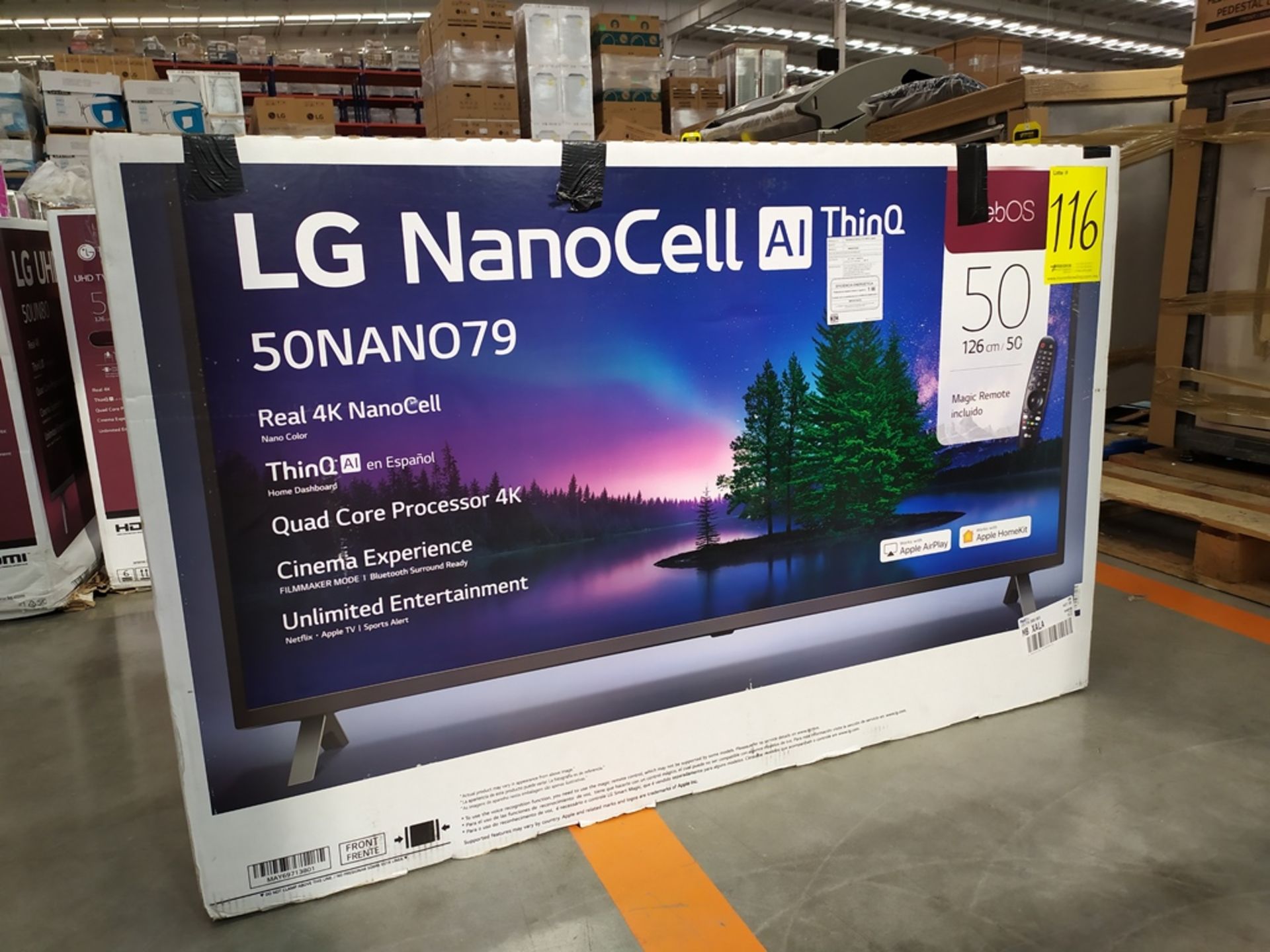 Pantalla Smart TV Marca LG De 50" Nanocell Modelo 50NAN079 No De Serie 104MXCR40787 - Image 5 of 14