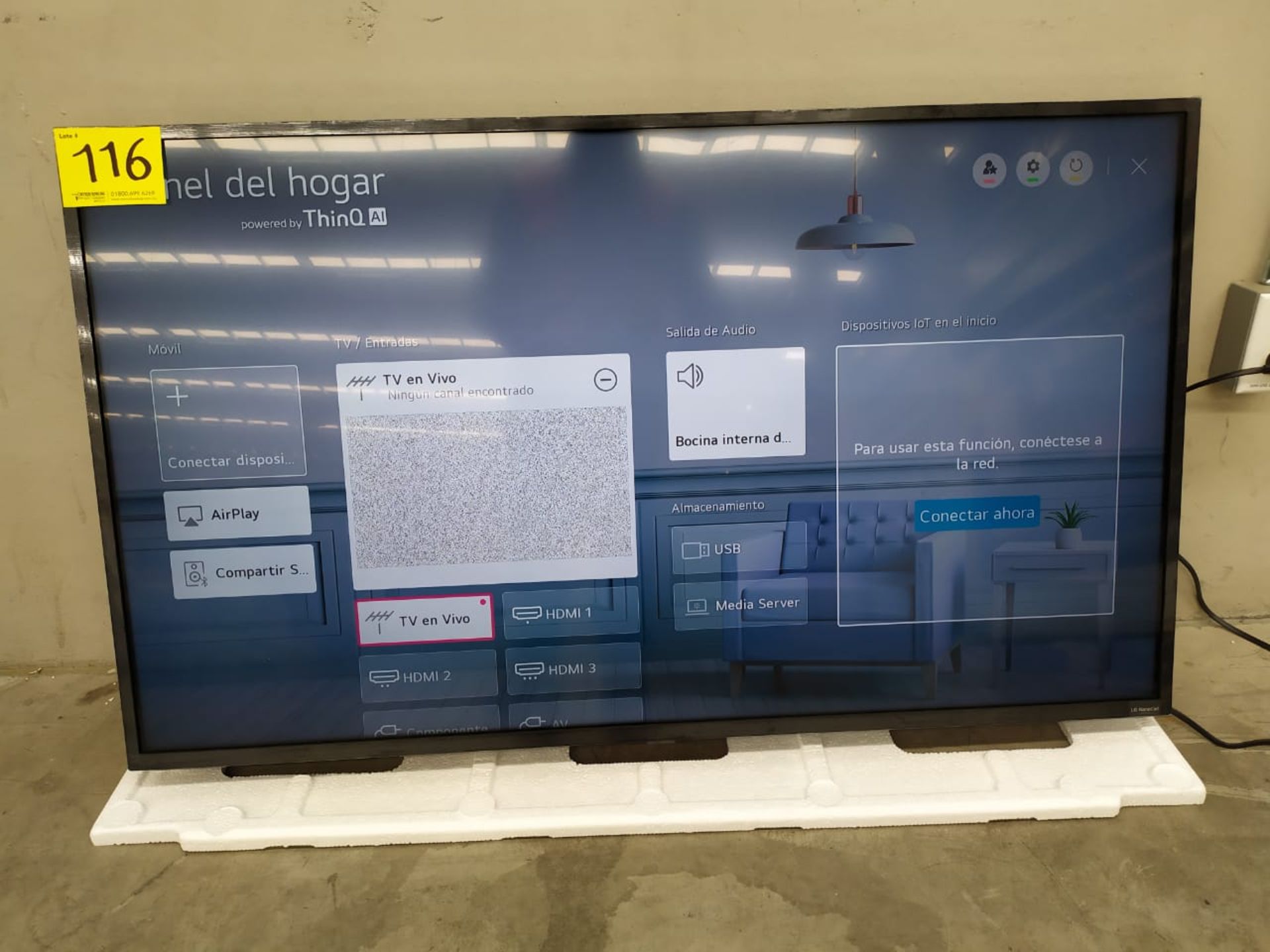 Pantalla Smart TV Marca LG De 50" Nanocell Modelo 50NAN079 No De Serie 104MXCR40787 - Image 10 of 14