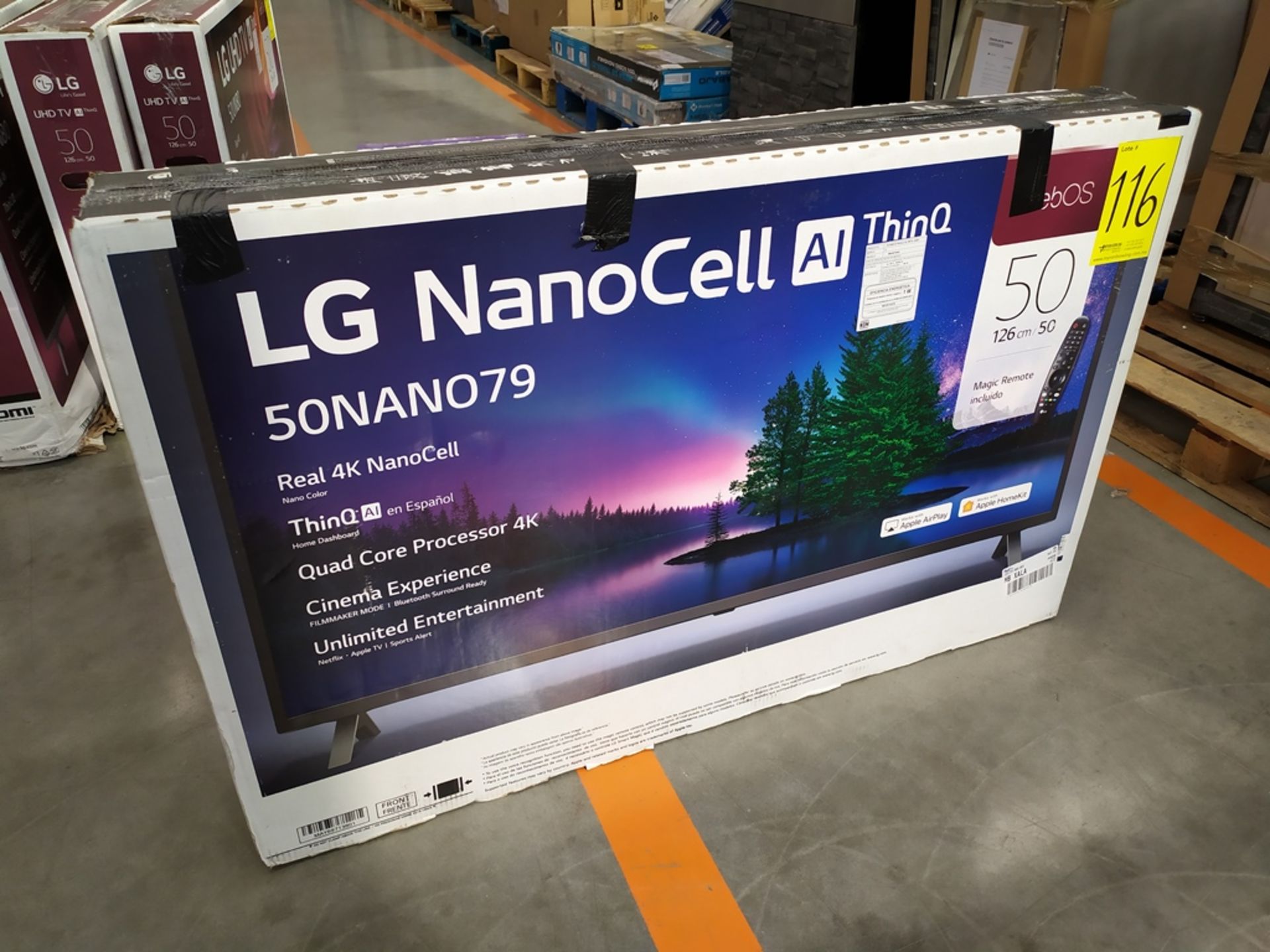 Pantalla Smart TV Marca LG De 50" Nanocell Modelo 50NAN079 No De Serie 104MXCR40787 - Image 7 of 14