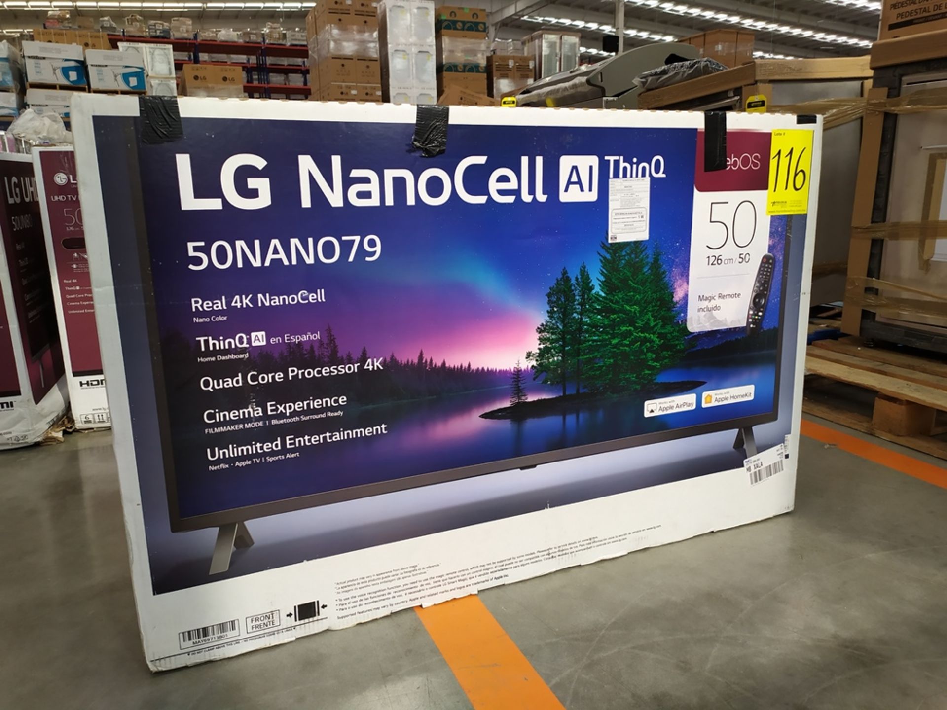 Pantalla Smart TV Marca LG De 50" Nanocell Modelo 50NAN079 No De Serie 104MXCR40787 - Image 6 of 14