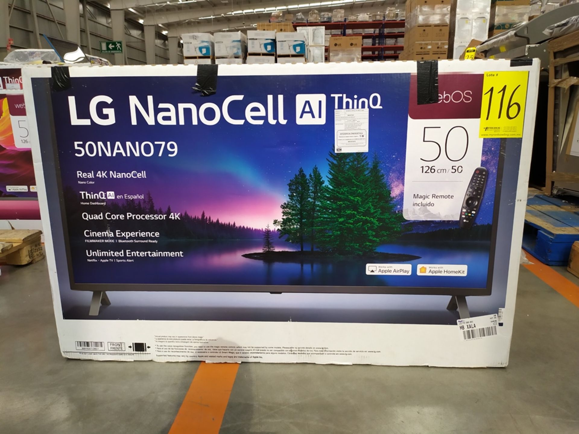 Pantalla Smart TV Marca LG De 50" Nanocell Modelo 50NAN079 No De Serie 104MXCR40787 - Image 2 of 14