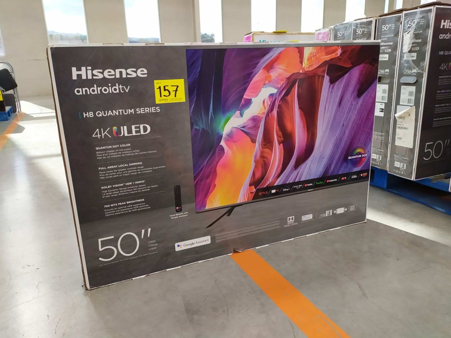 Pantalla Smart TV Marca Hisense H8 Quantum Series Modelo 50H8G No De Serie 50G20272XH00070 - Image 4 of 13