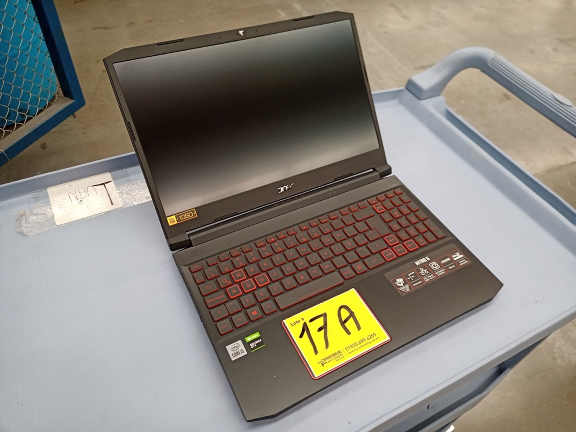 Computadora tipo laptop marca Acer color negro modelo Nitro 5 no de serie NHQ7MAL00C121051393400 ( - Image 6 of 8