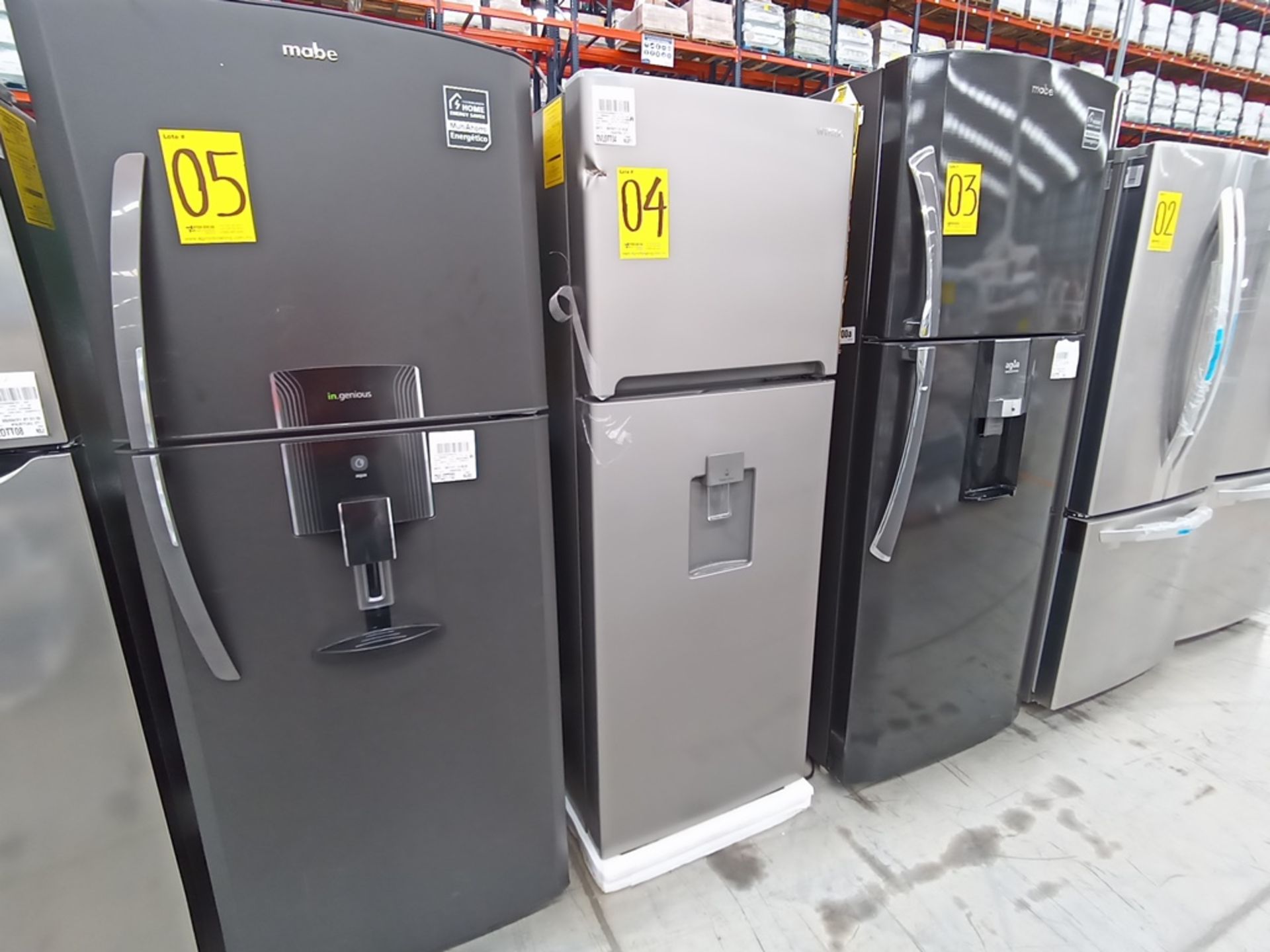 1 Refrigerador con dispensador de agua, Marca Winia, Modelo DFR-32210GMX, Serie MR217N10140659, Col - Image 5 of 10