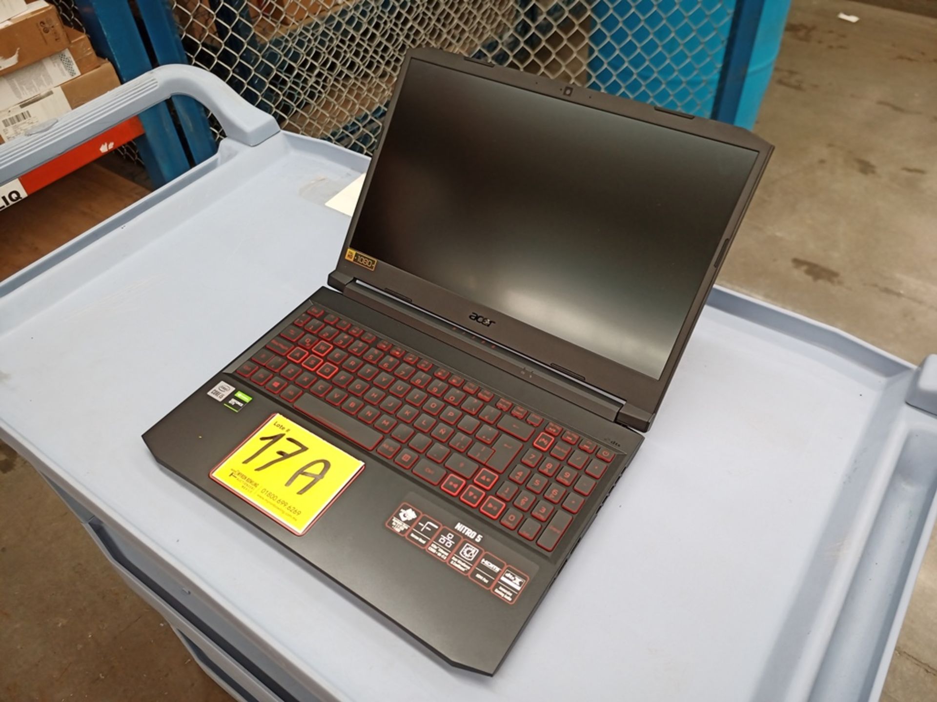 Computadora tipo laptop marca Acer color negro modelo Nitro 5 no de serie NHQ7MAL00C121051393400 ( - Image 5 of 8