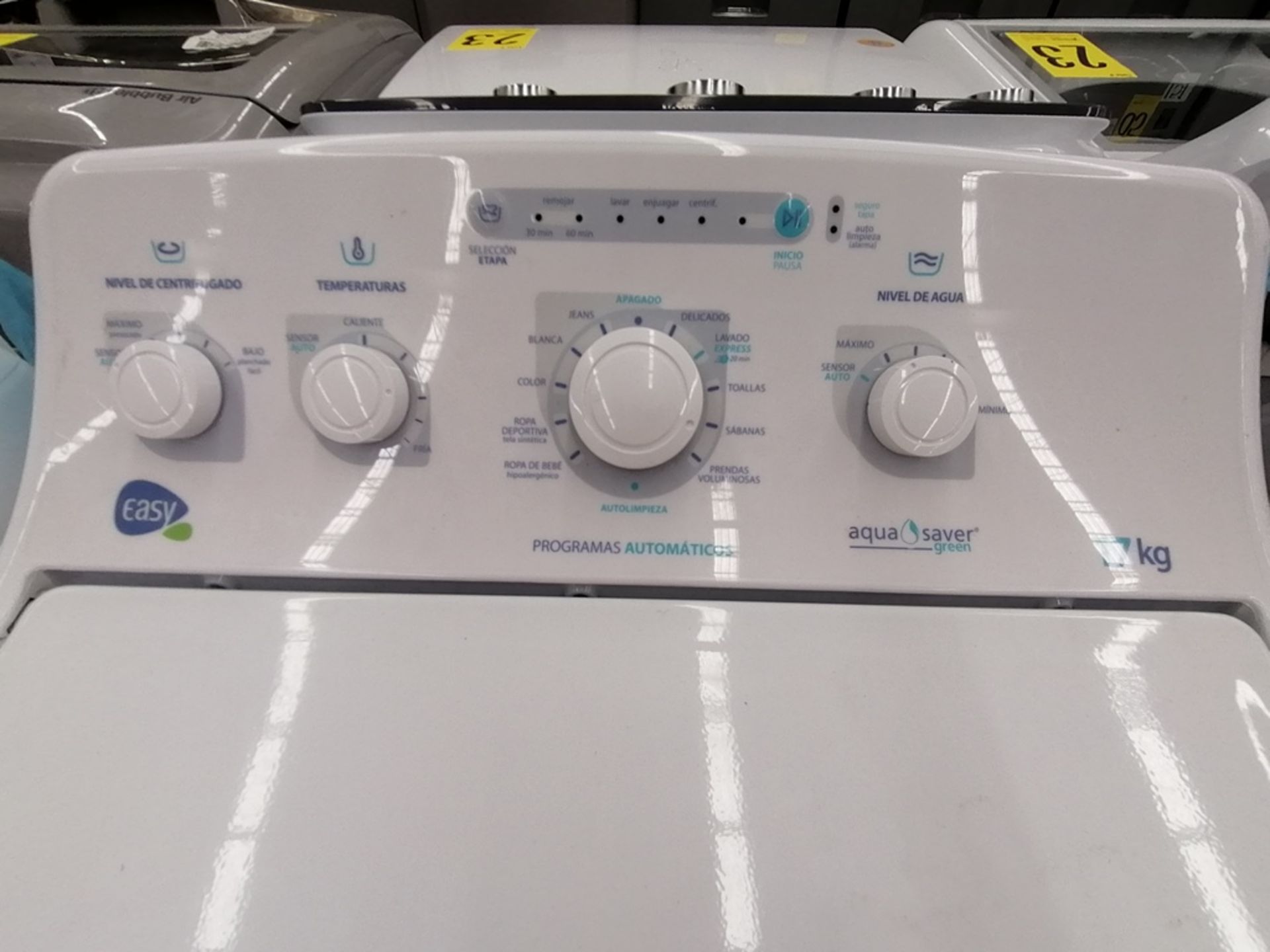 Lote de 3 lavadoras contiene: 1 Lavadora de 17KG, Marca Easy, Modelo LEA77114CBAB03, Serie 2105S552 - Image 27 of 30