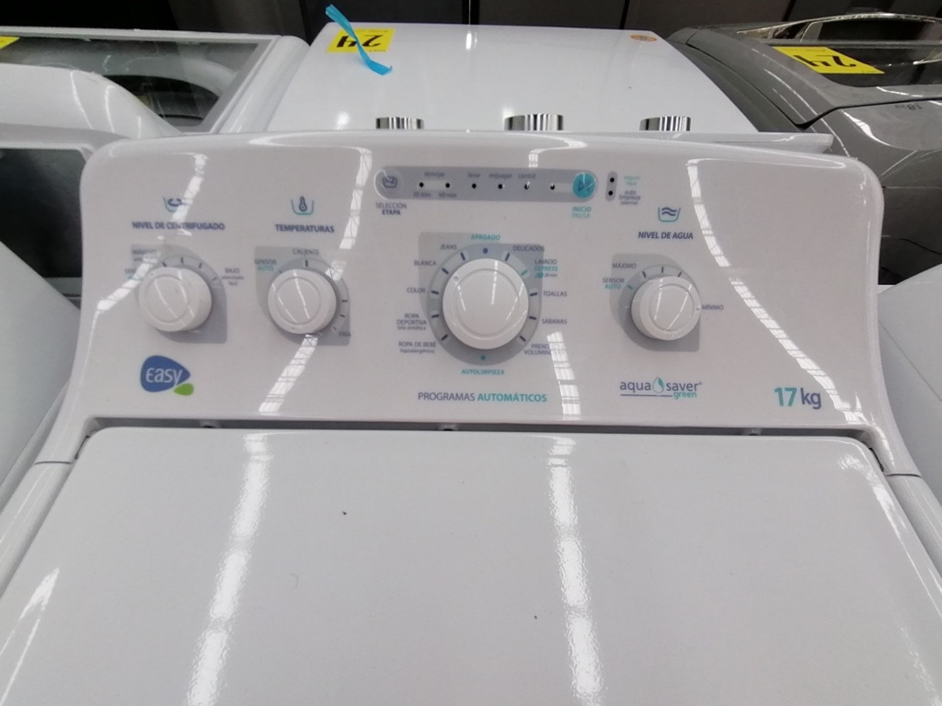 Lote de 3 lavadoras contiene: 1 Lavadora de 17KG, Marca Easy, Modelo LEA77114CBAB03, Serie 2105S522 - Image 9 of 30